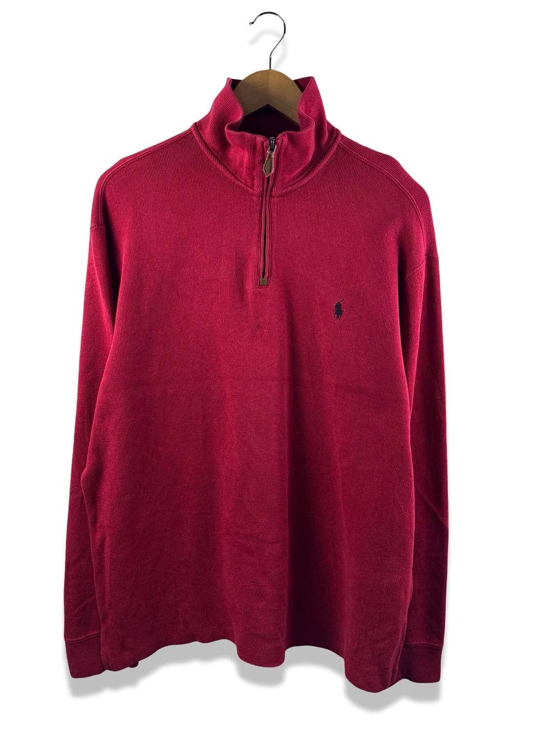 폴로 딥레드 반집업 니트1943 상품이미지1