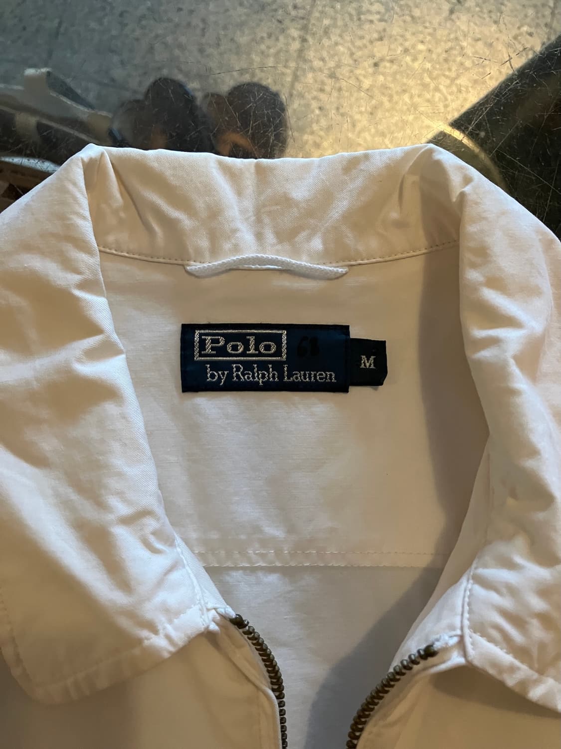 90s 빈티지 폴로 랄프로렌 화이트 드리즐러 자켓 상품이미지7