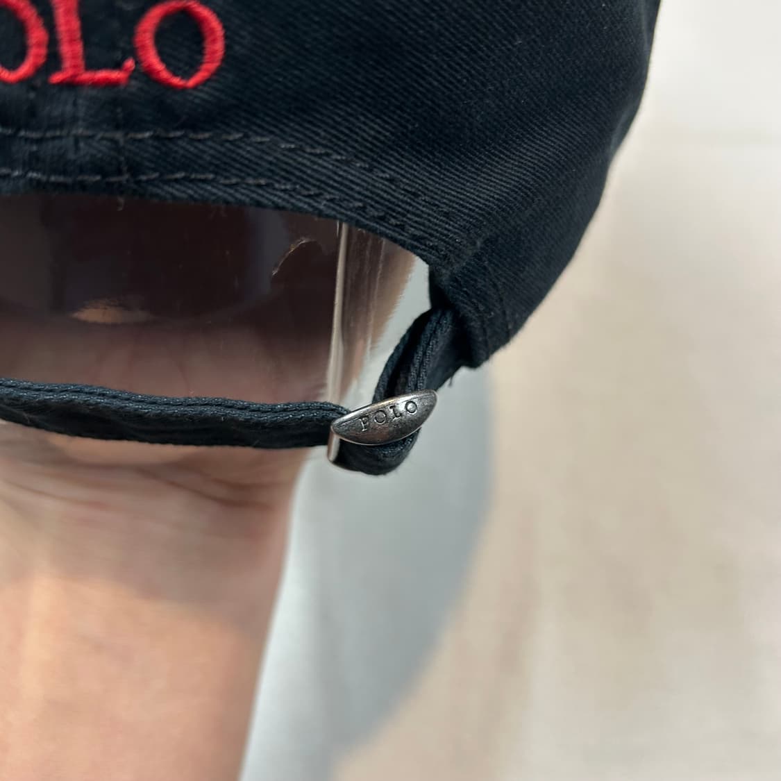 폴로 랄프로렌 아이코닉 치노 볼캡 모자 신형 큐알탭 블랙 상품이미지5