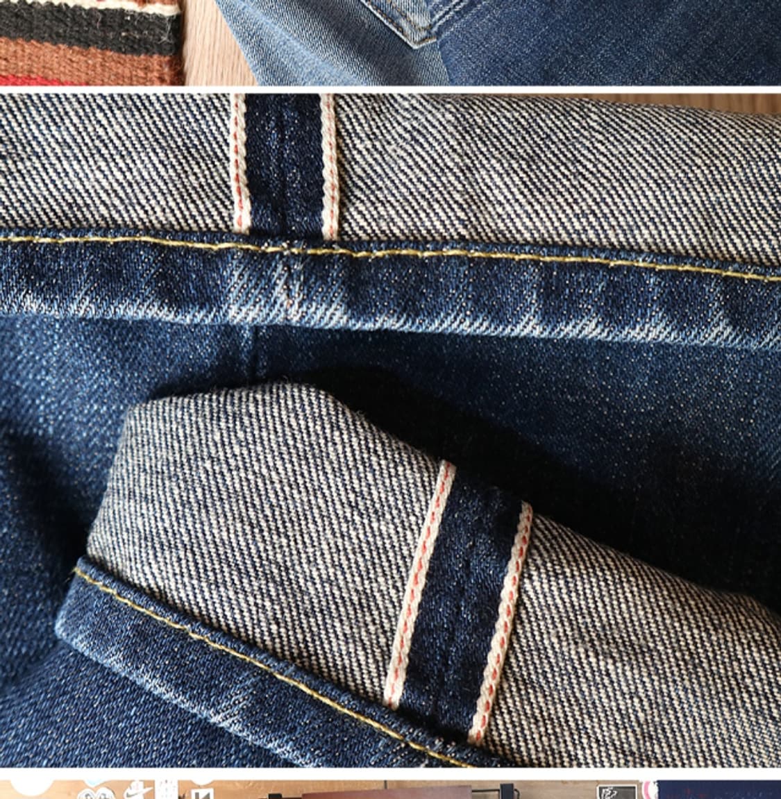 일본판 07s LVC LEVIS 리바이스 47501XX 빅E 셀비지 데님 상품이미지2