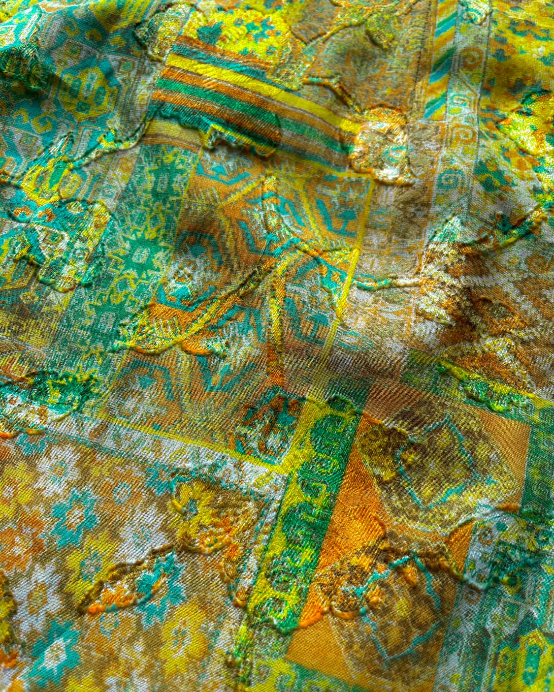 JPN Vintage 3D Detail Retro Print Skirt 상품이미지9
