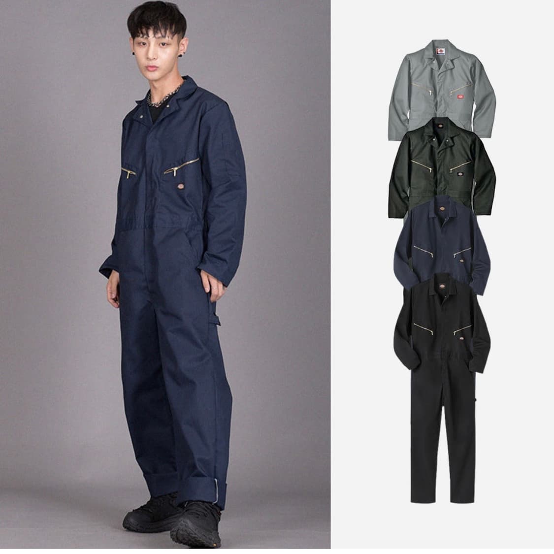 디키즈 점프수트 커버올 M 다크네이비 상품이미지1