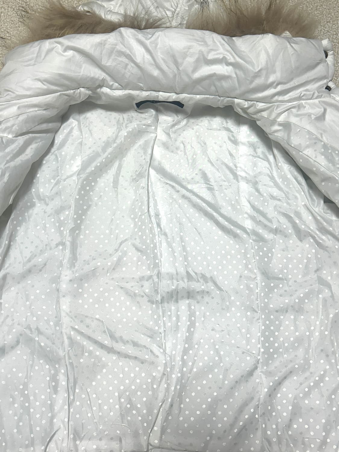 빈티지 화이트 패딩 상품이미지2