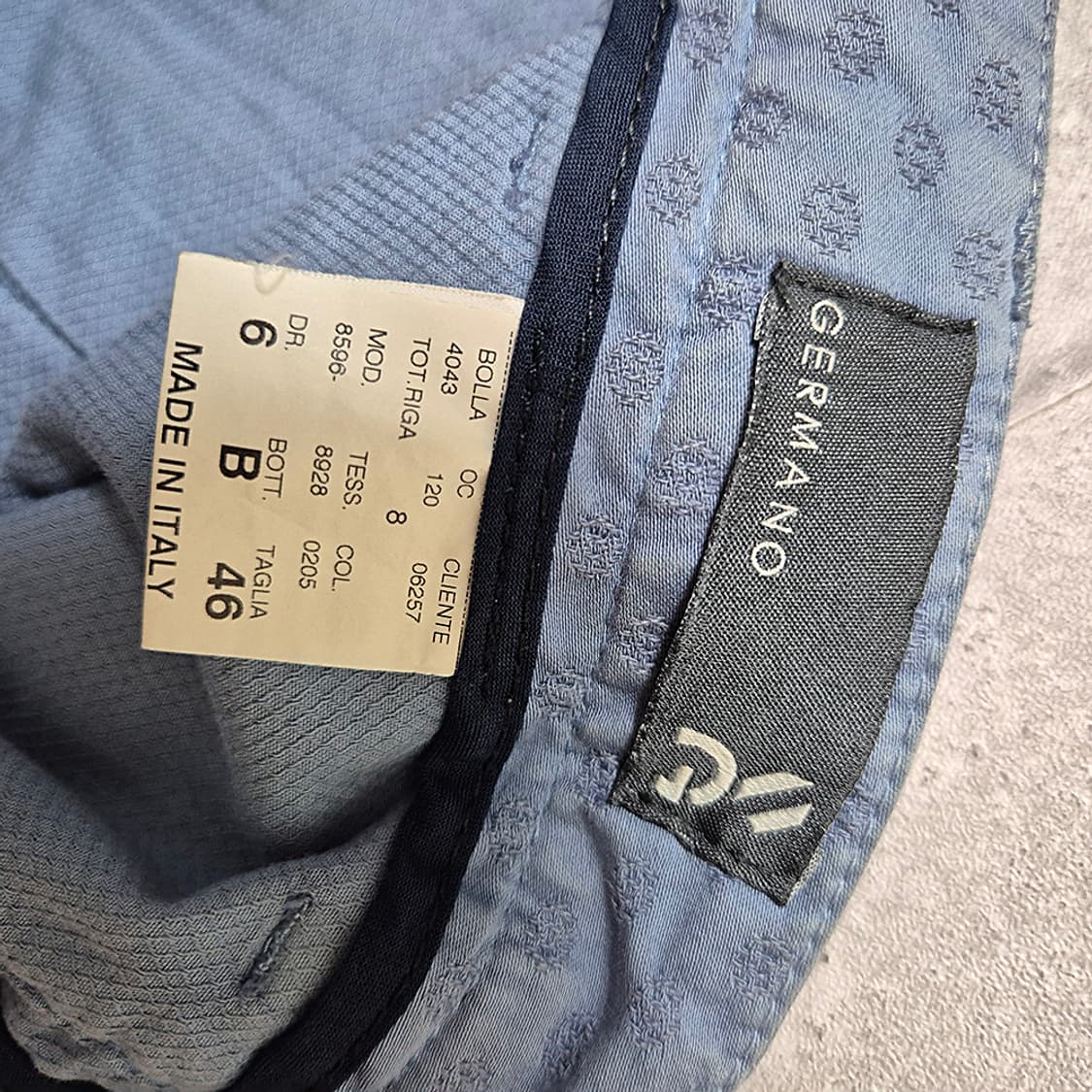 GERMANO 제르마노 패턴 쇼츠팬츠 (31, Made In Italy) 상품이미지9