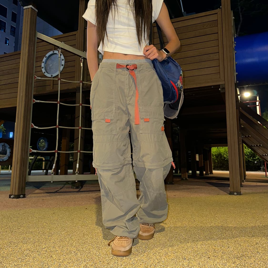 TBJ cut-off kaki cargo pants 상품이미지2