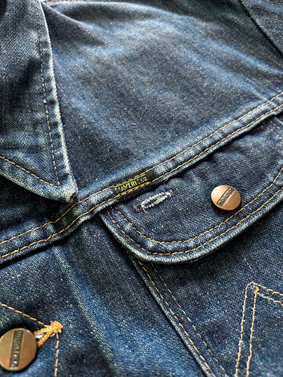 70's 랭글러 124MJ 데님 자켓 46(105) 상품이미지3