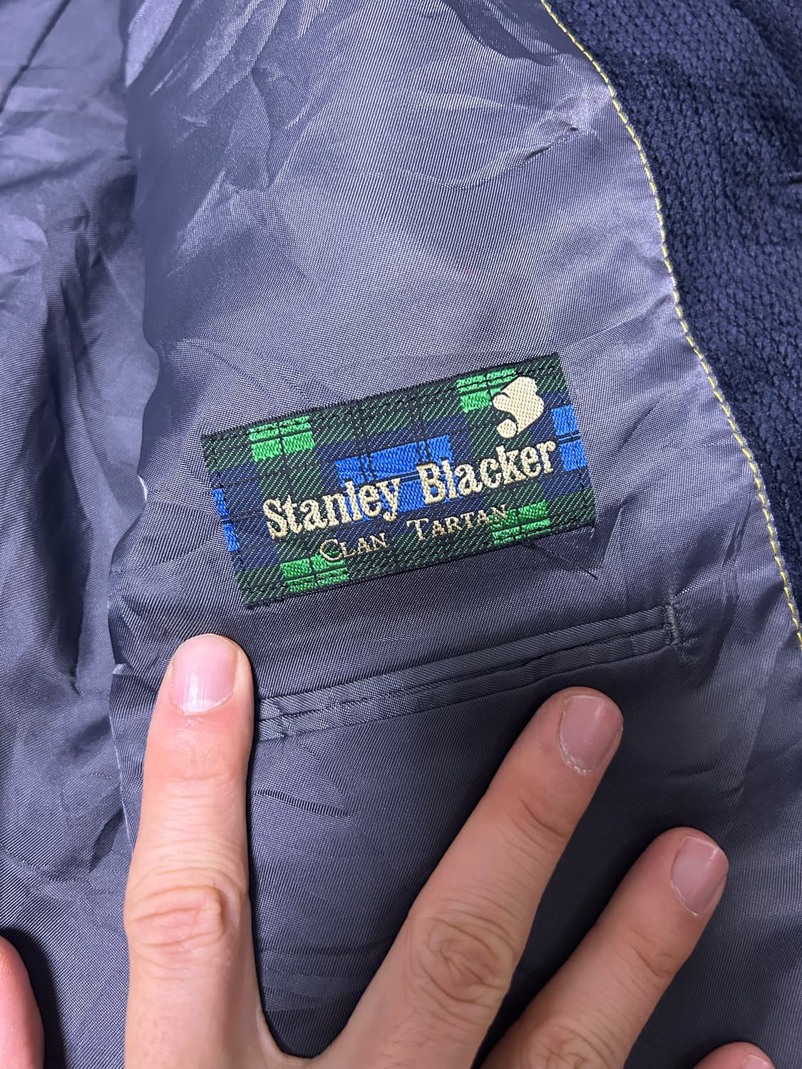 일제 스탠리블랙커 코듀로이 블레이저 사이즈105 상품이미지4