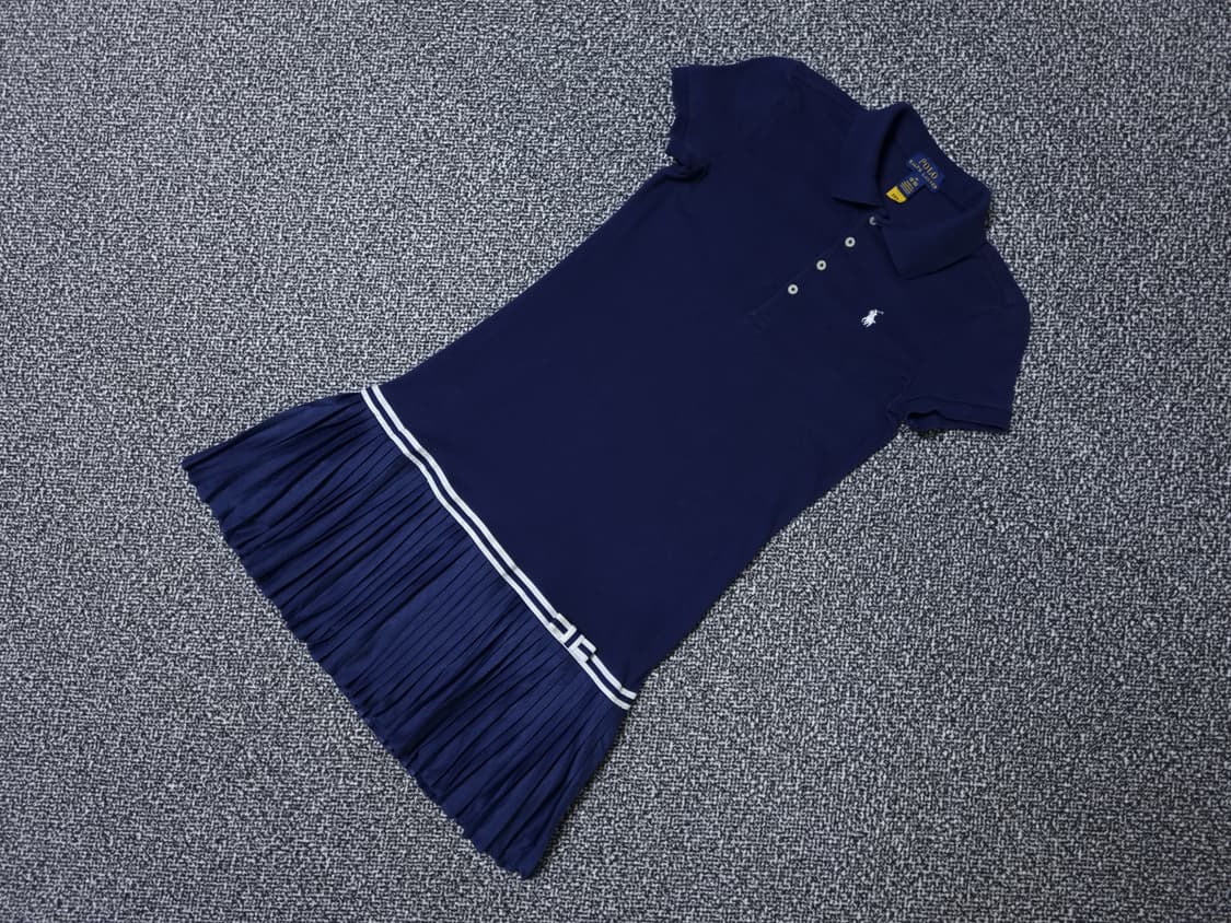 [무료배송][140]폴로 키즈 피케 플리츠 원피스 상품이미지3