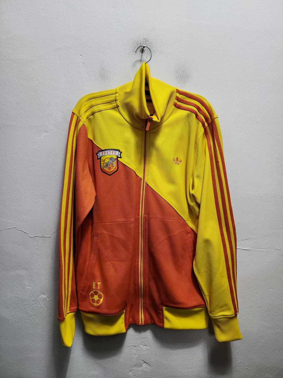 아디다스 자수로고 부탄 국가대표 져지 트랙탑 상품이미지2