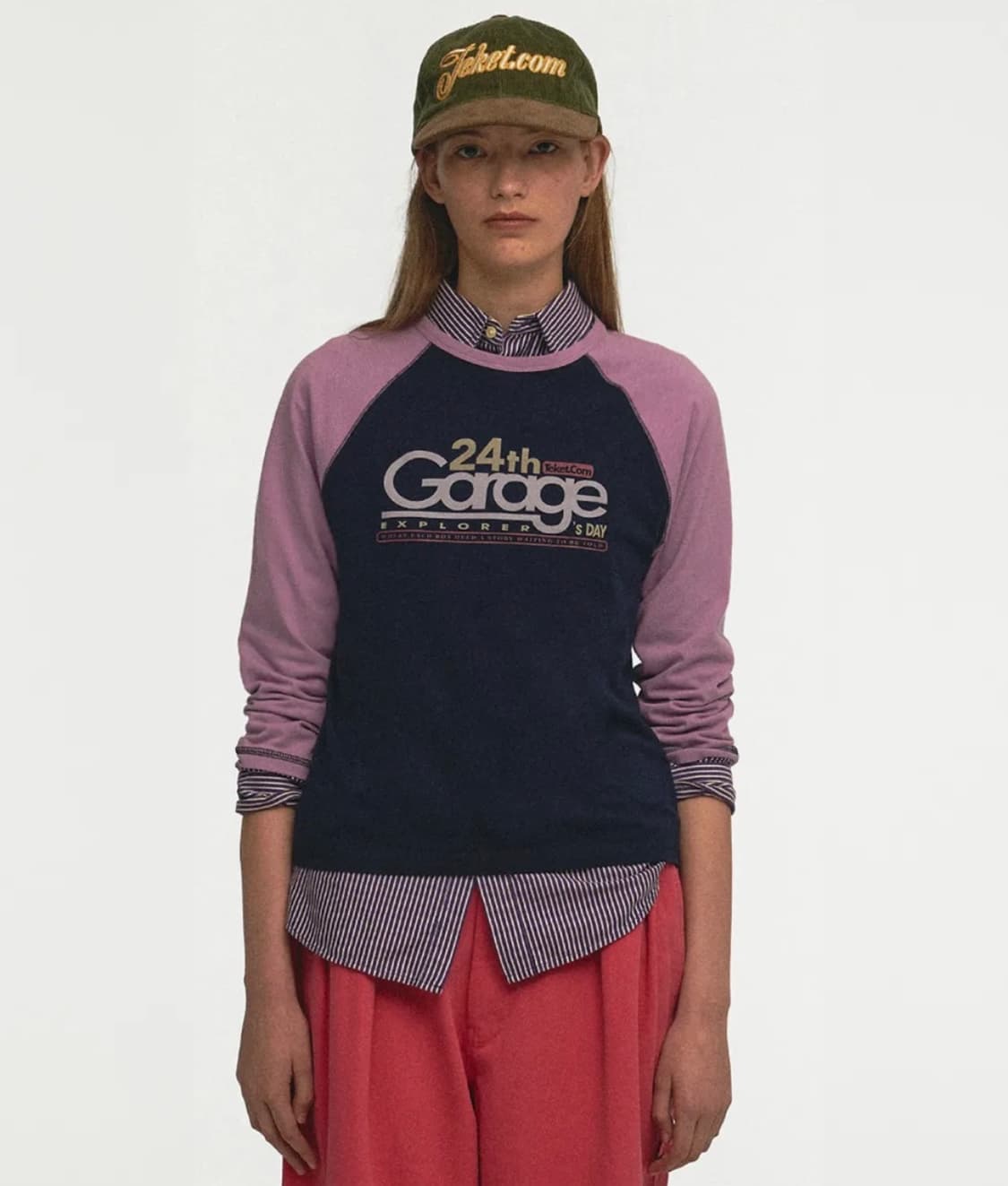 테켓 Garage L/S Tee Navy 상품이미지2