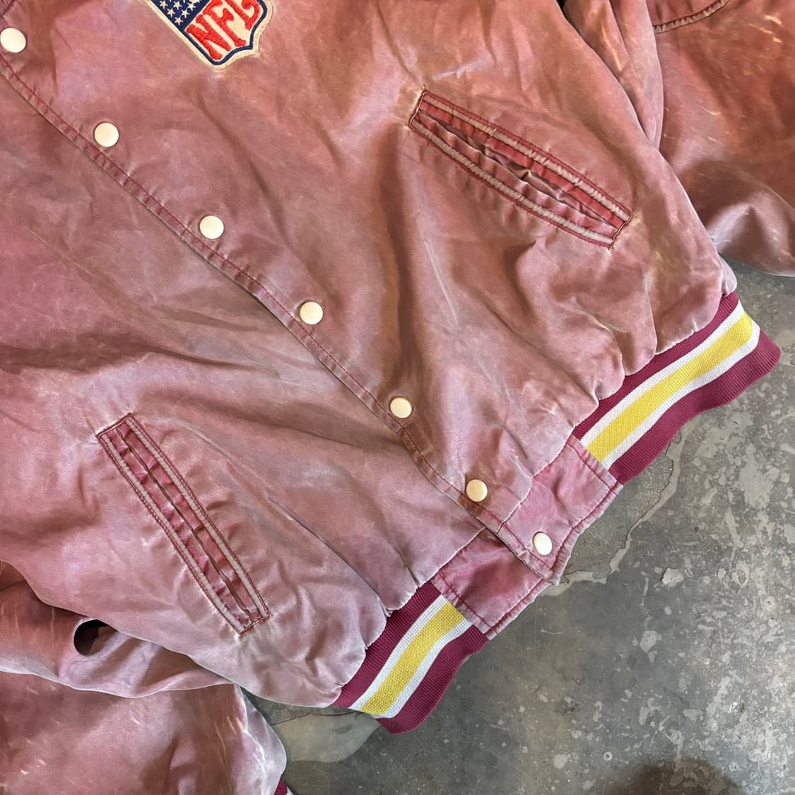 90년대 nfl 워싱턴 레드스킨스 스타디우 자켓 상품이미지5