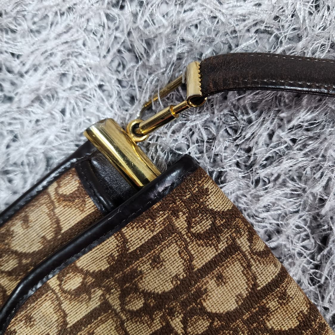 크리스찬디올 자카드 빈티지 숄더백 상품이미지7