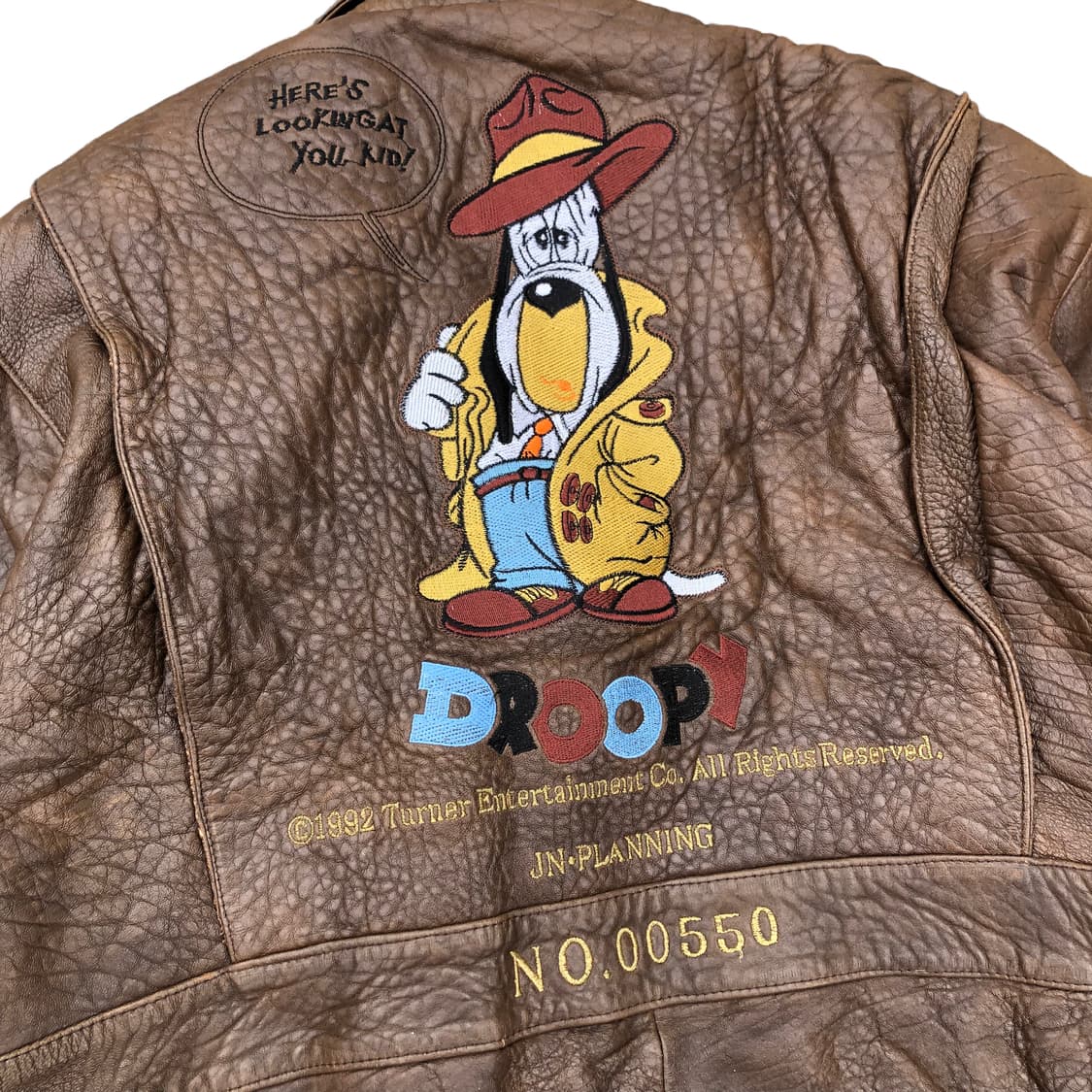 [L] 90s Droopy A-2 소가죽 자켓 상품이미지6