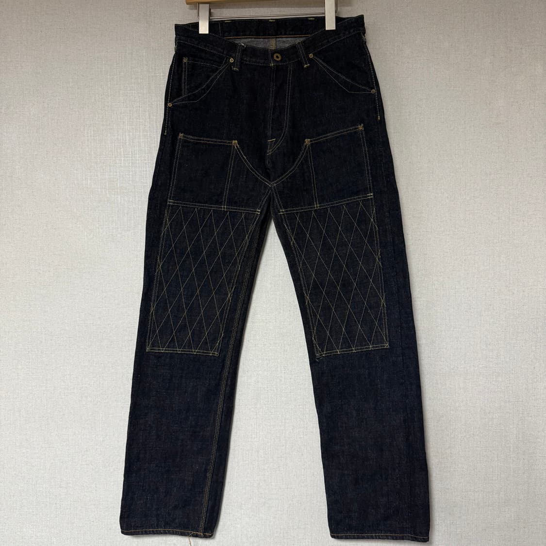 [32]트로피클로딩 1606W 더블니 스탠다드 더트 데님 팬츠 상품이미지4