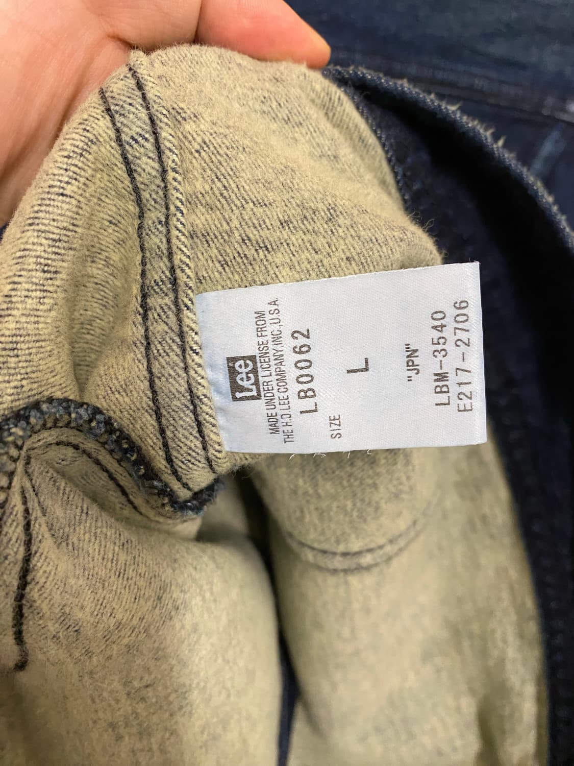 LEE x NANO UNIVERSE denim jacket 상품이미지10