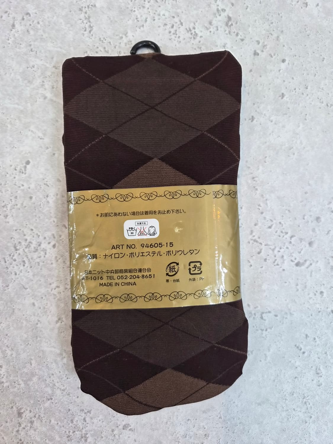 브라운 아가일 체크 타이즈 팬티스타킹 상품이미지7