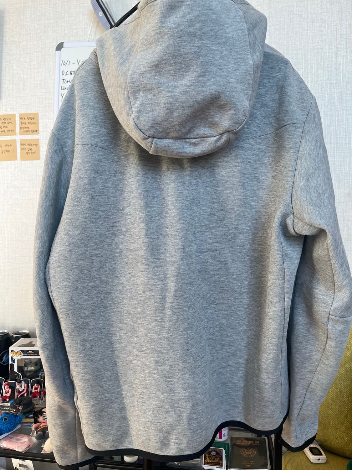 나이키 테크 플리스 풀 후드 집업 그레이 XL 상품이미지2