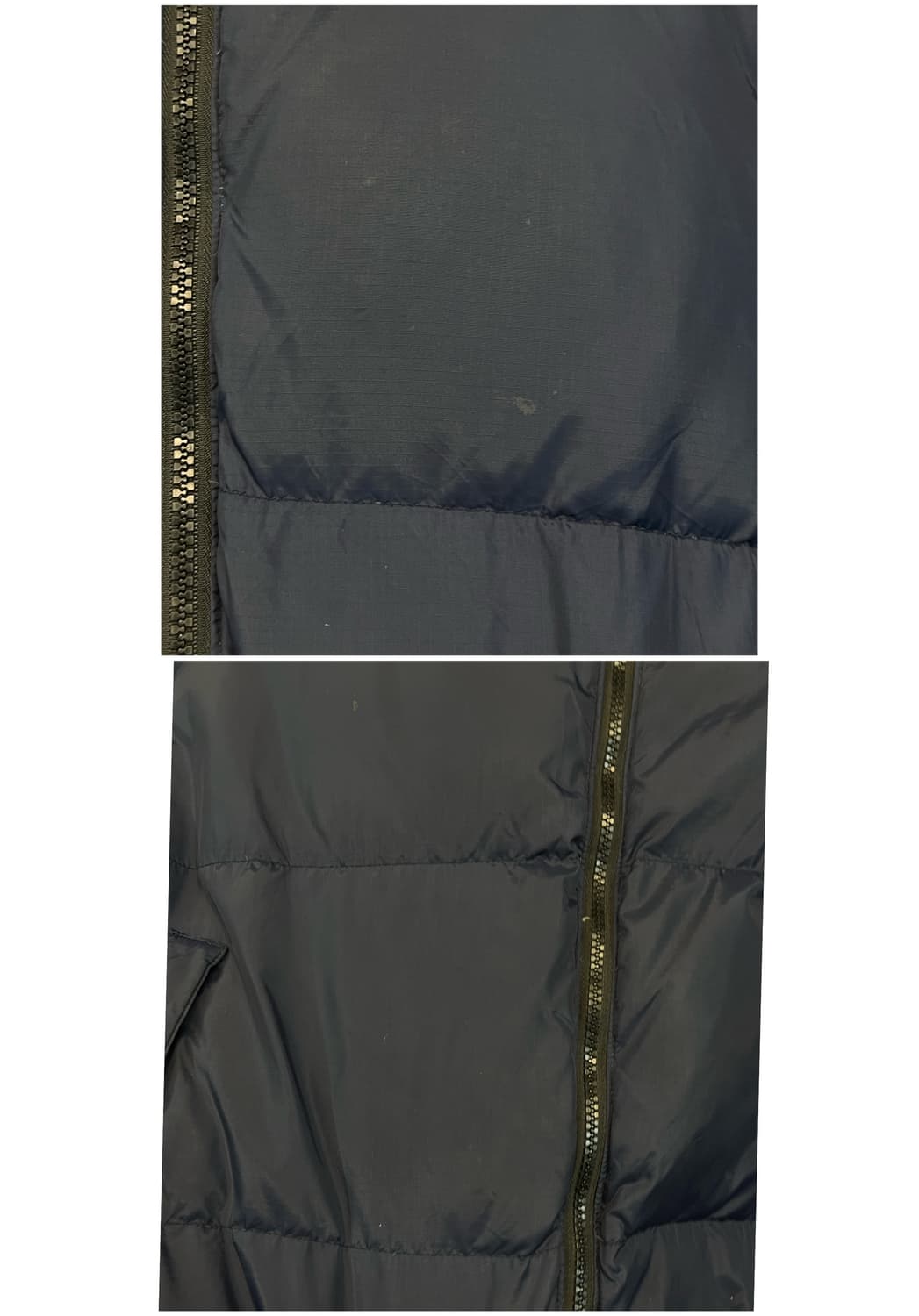 노스페이스 눕시 700 패딩 네이비 3XL #csz2097 상품이미지4