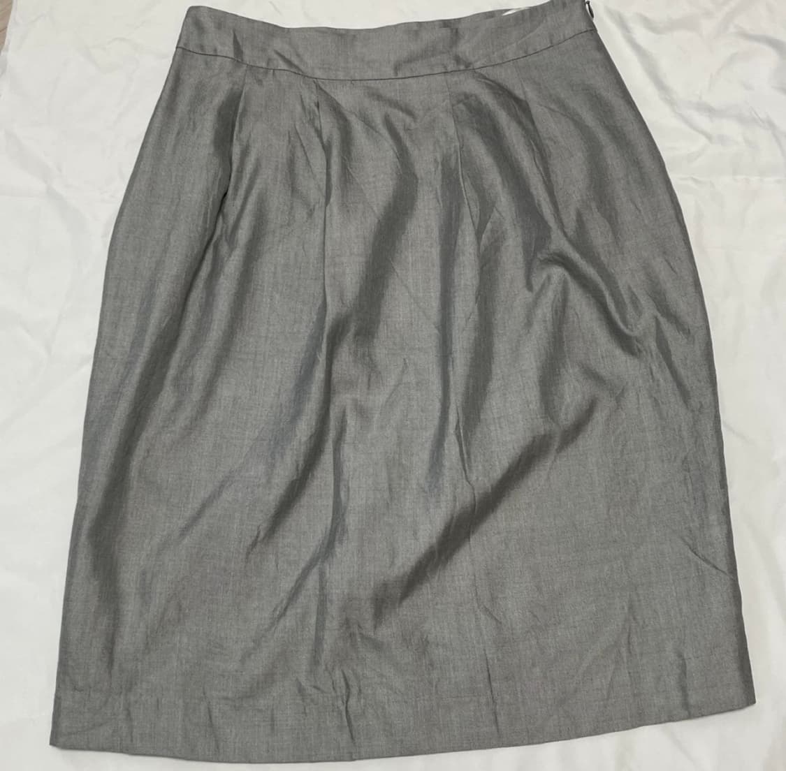 Yoshie inaba 그레이 H라인 스커트 상품이미지5