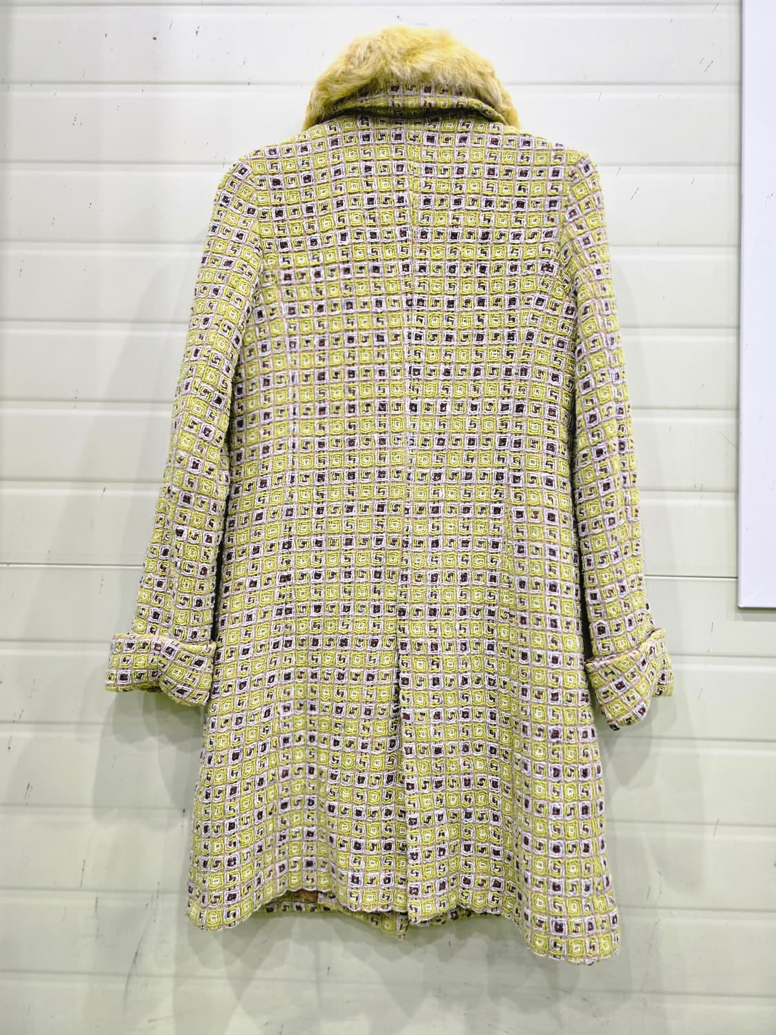 Lemon mood 울 코트 일본 빈티지(래빗 퍼 카라) 상품이미지7