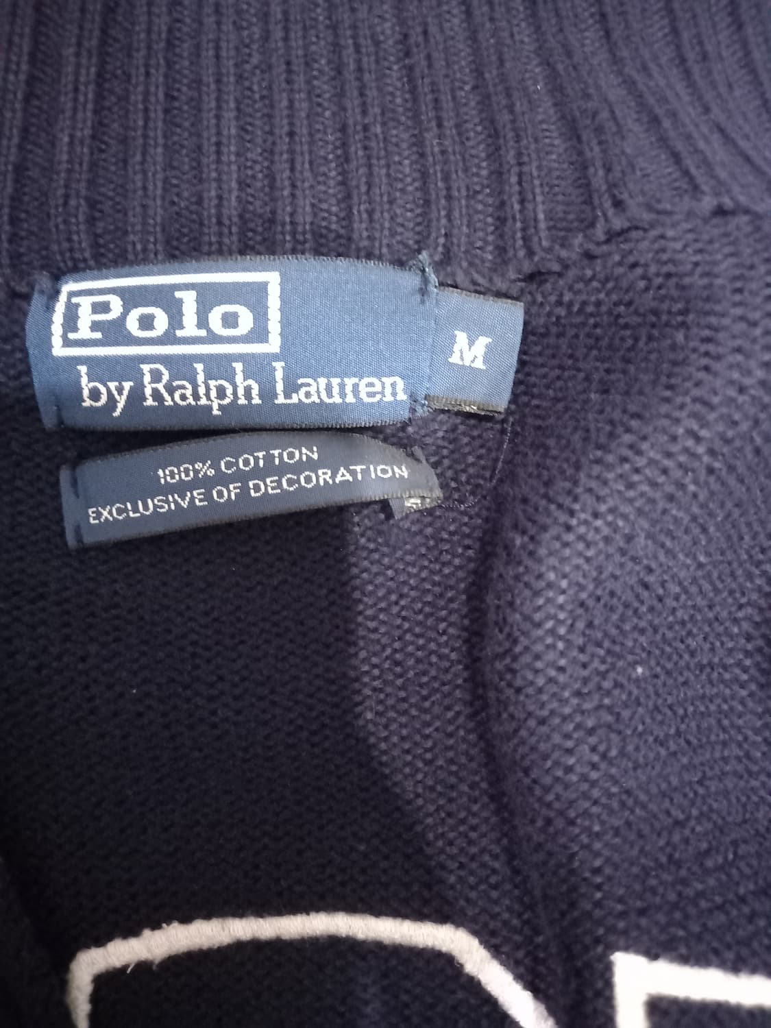 폴로 POLO 빅포니 성조기 USA 미국 니트집업 95/M 상품이미지4