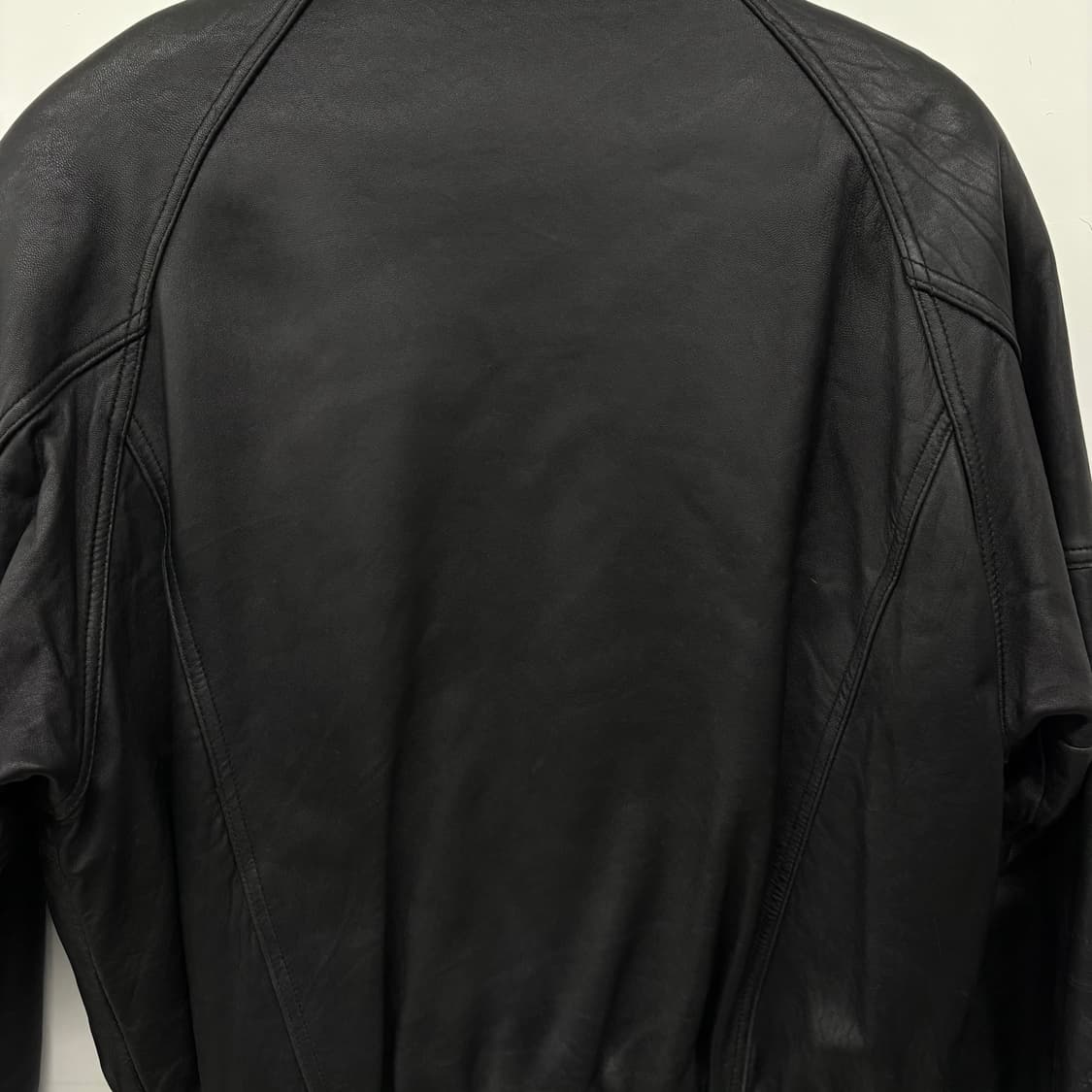 양가죽 블루종 자켓 블랙 남L 상품이미지8