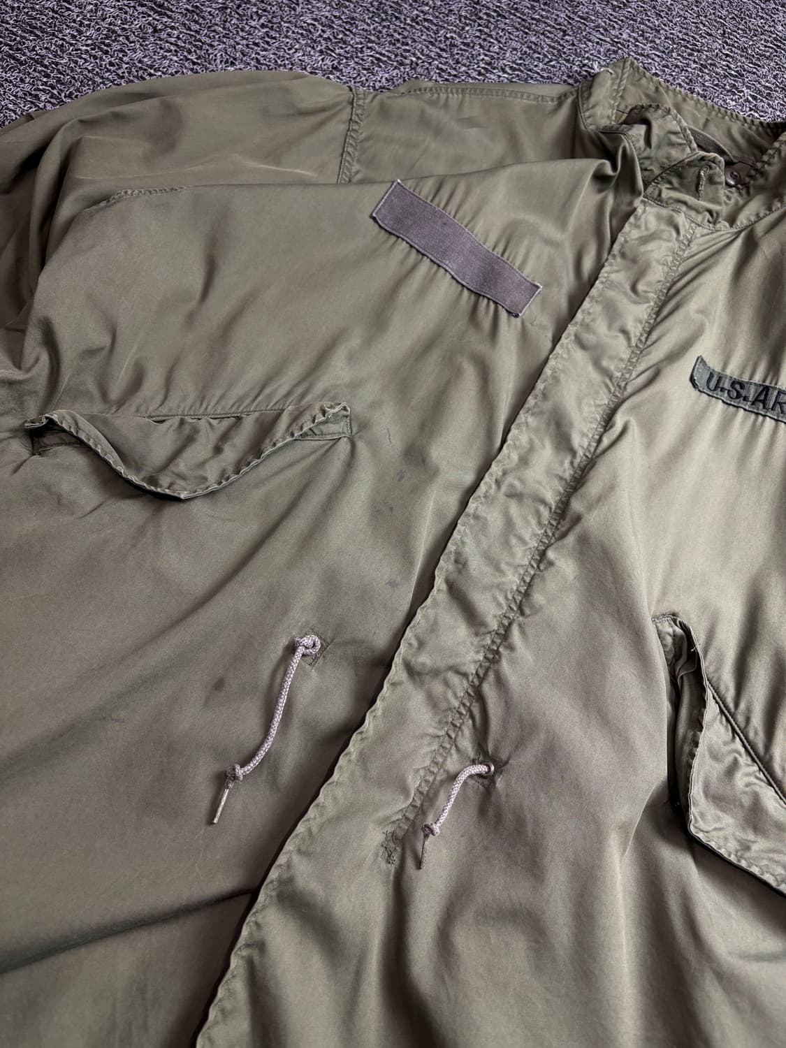 카본힐 MFG 오리지널 미군 M-65 피쉬테일 개파카 2597 상품이미지3