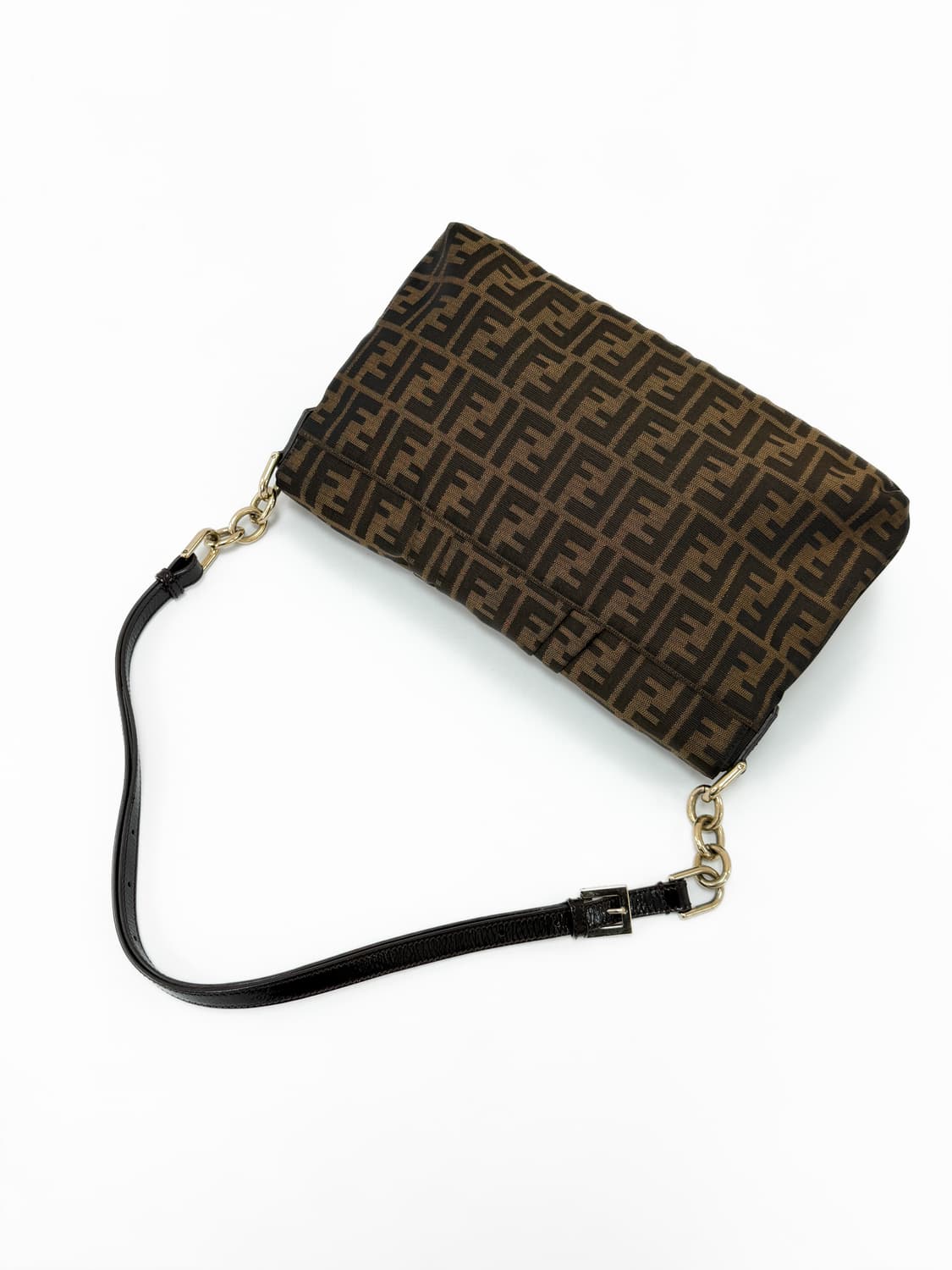 펜디 미아 주카 캔버스 플랩 숄더백 상품이미지4