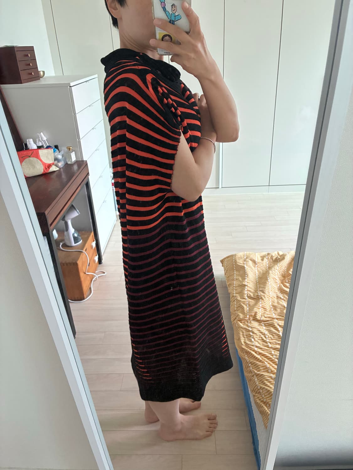 [PLEATS PLEASE Issey Miyake] 비대칭 롱원피스 상품이미지7