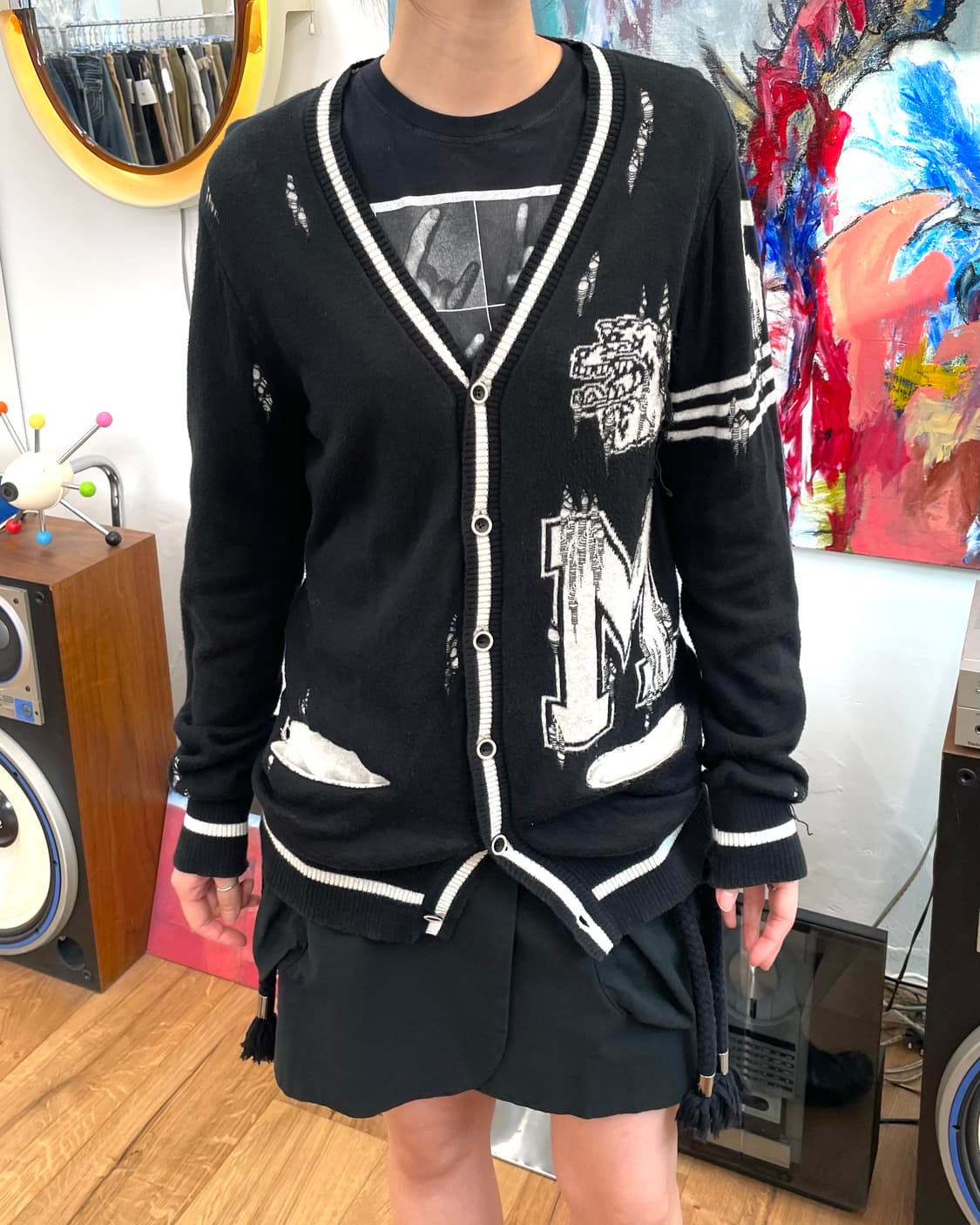 [S] 미하라야스히로 데미지 가디건 상품이미지2