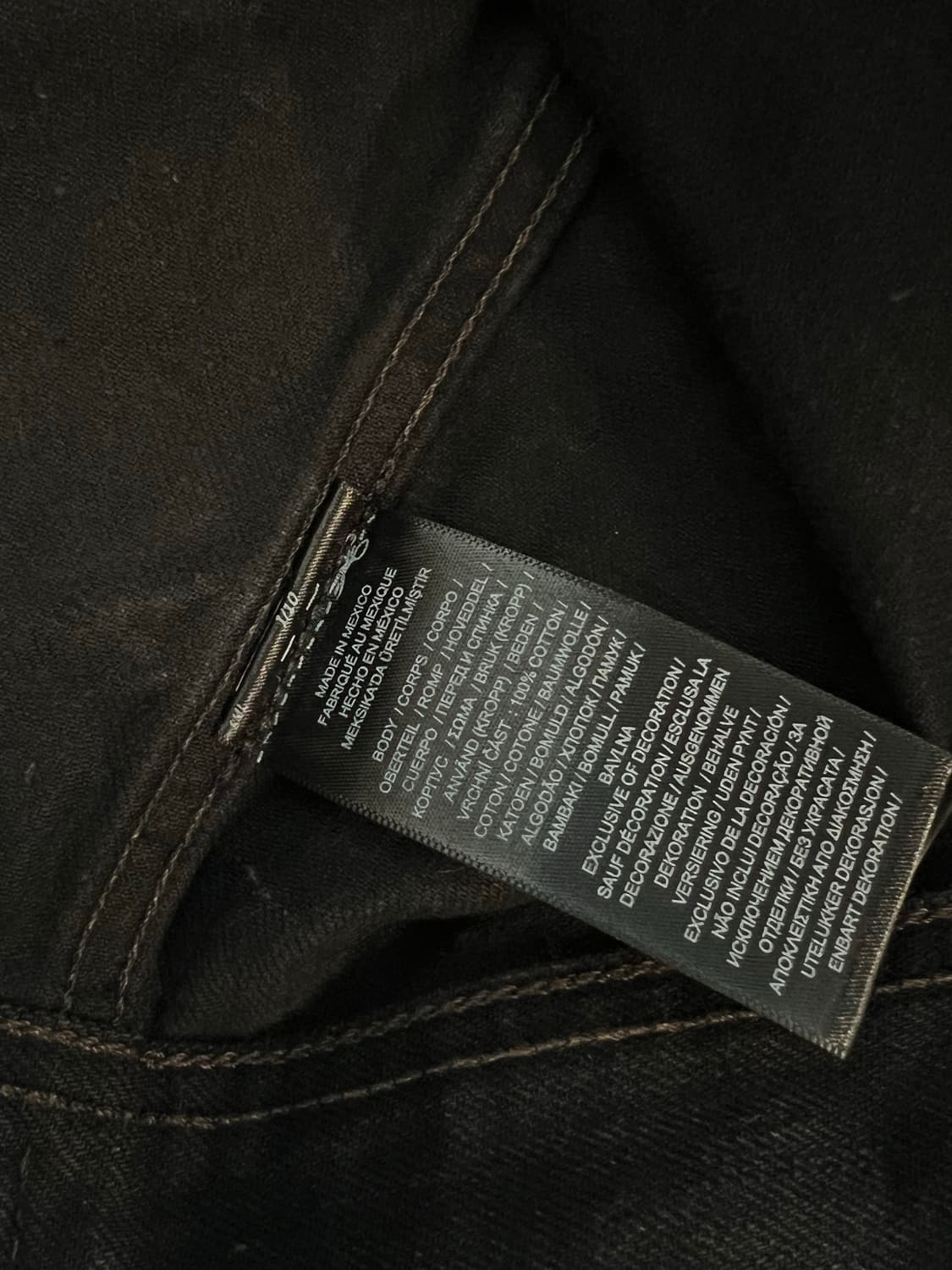 더블알엘 lot 271 블랙 데님 트러커 자켓 상품이미지7