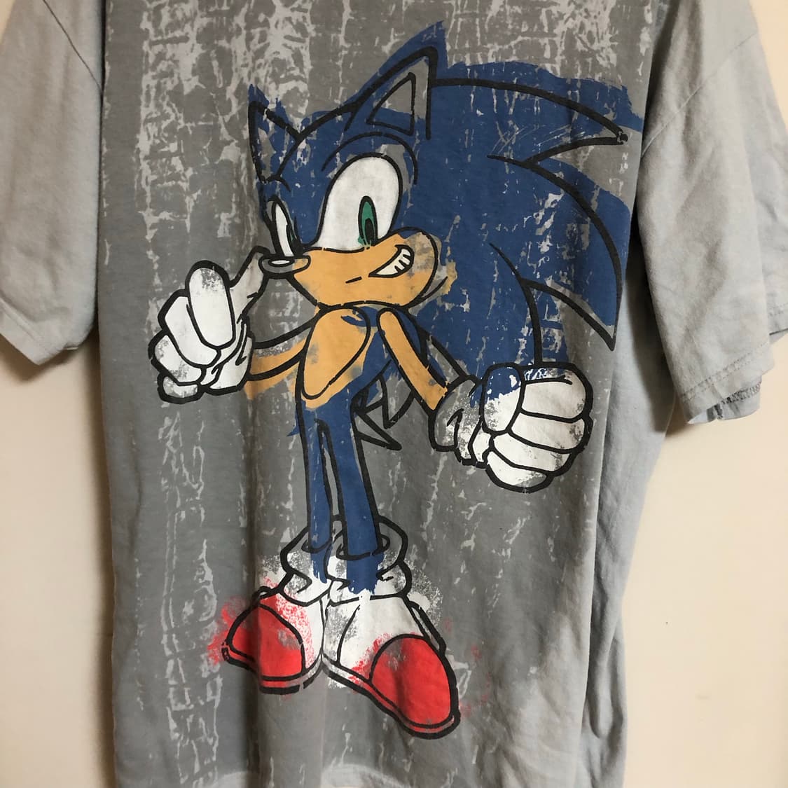 Sonic the hedgehog gray t  상품이미지6