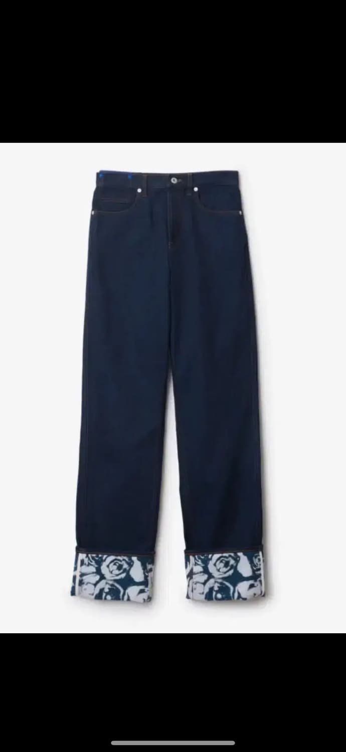 [28R]버버리 헤비웨이트 데님 생지 진 스트레이트핏 상품이미지1