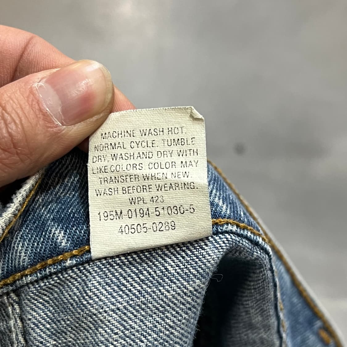  리바이스 505 오렌지탭 데님 팬츠 y15218 상품이미지7