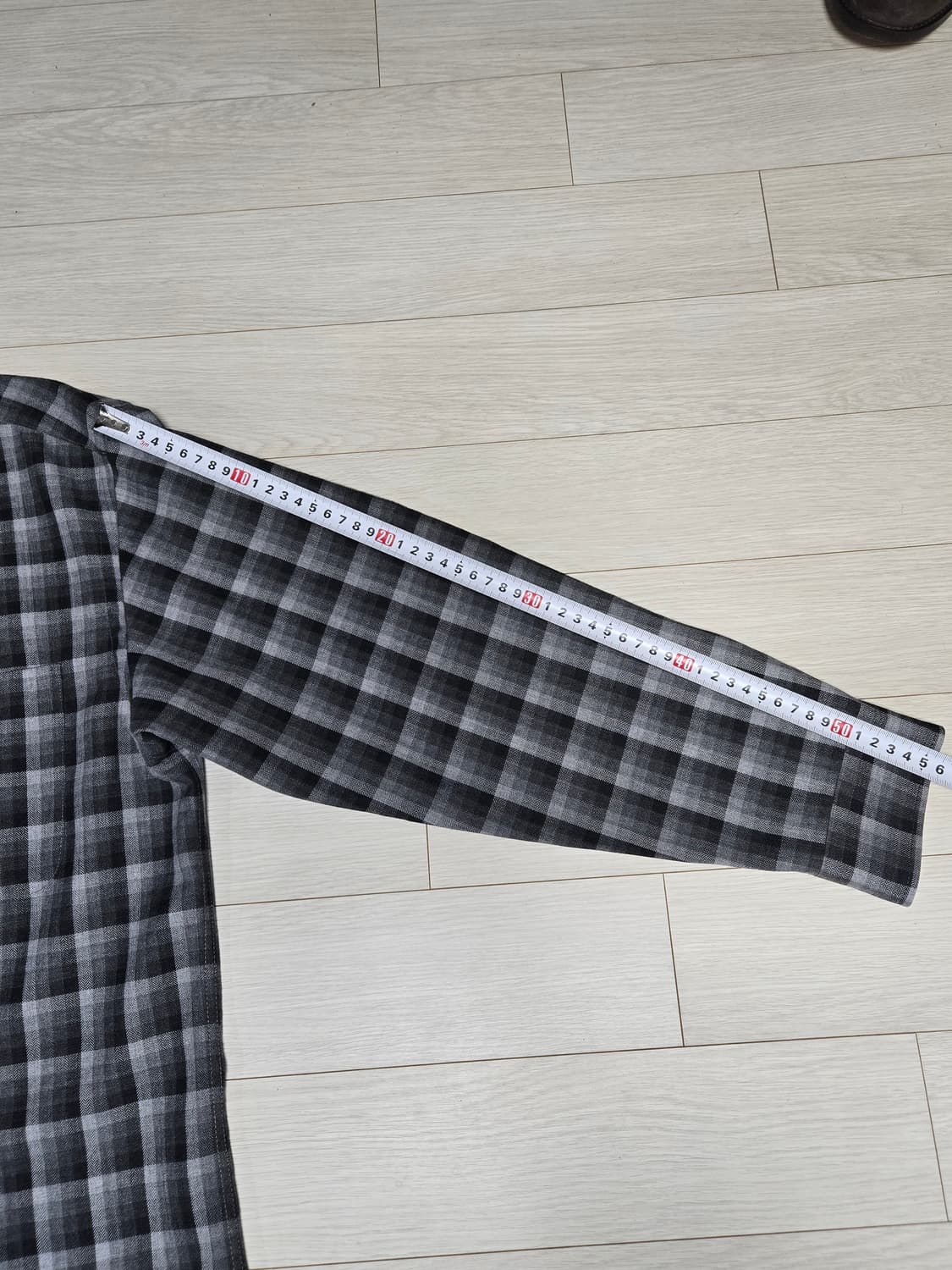 입생로랑(Yves Saint Laurent)의 빈티지 체크 셔츠 상품이미지4