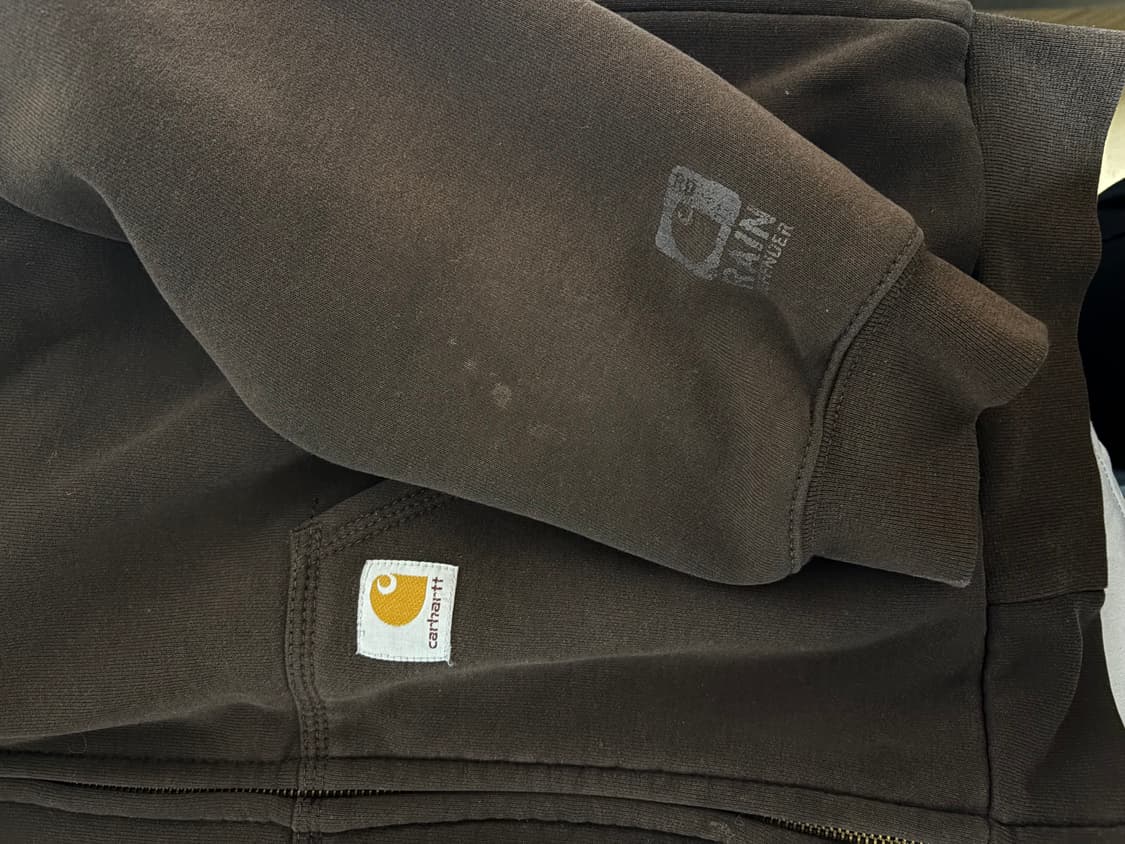 칼하트 헤비 후드집업 다크 브라운 상품이미지1