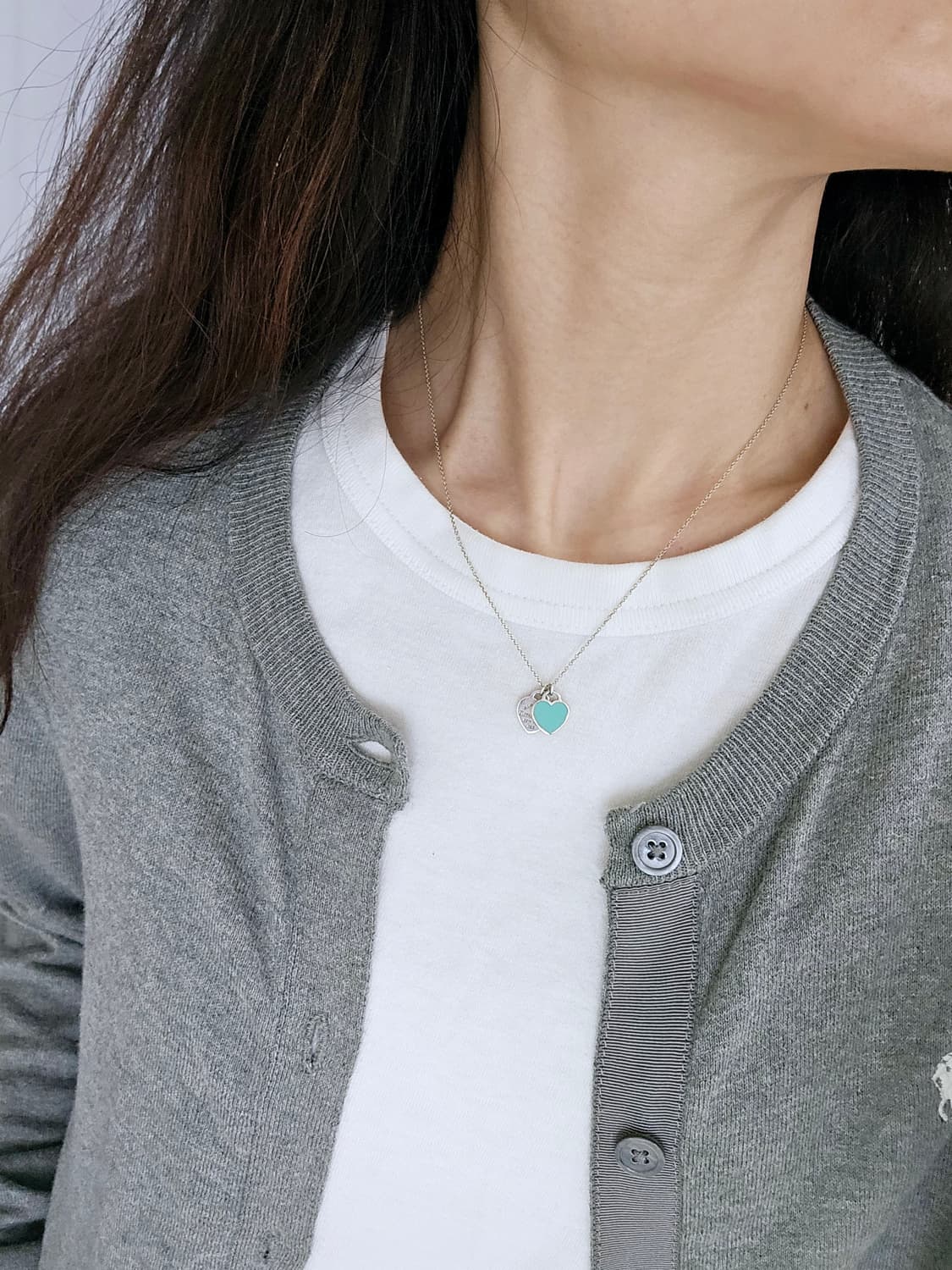 티파니앤코 리턴투 더블 하트 미니 민트 목걸이 [정품/풀구성] 상품이미지6