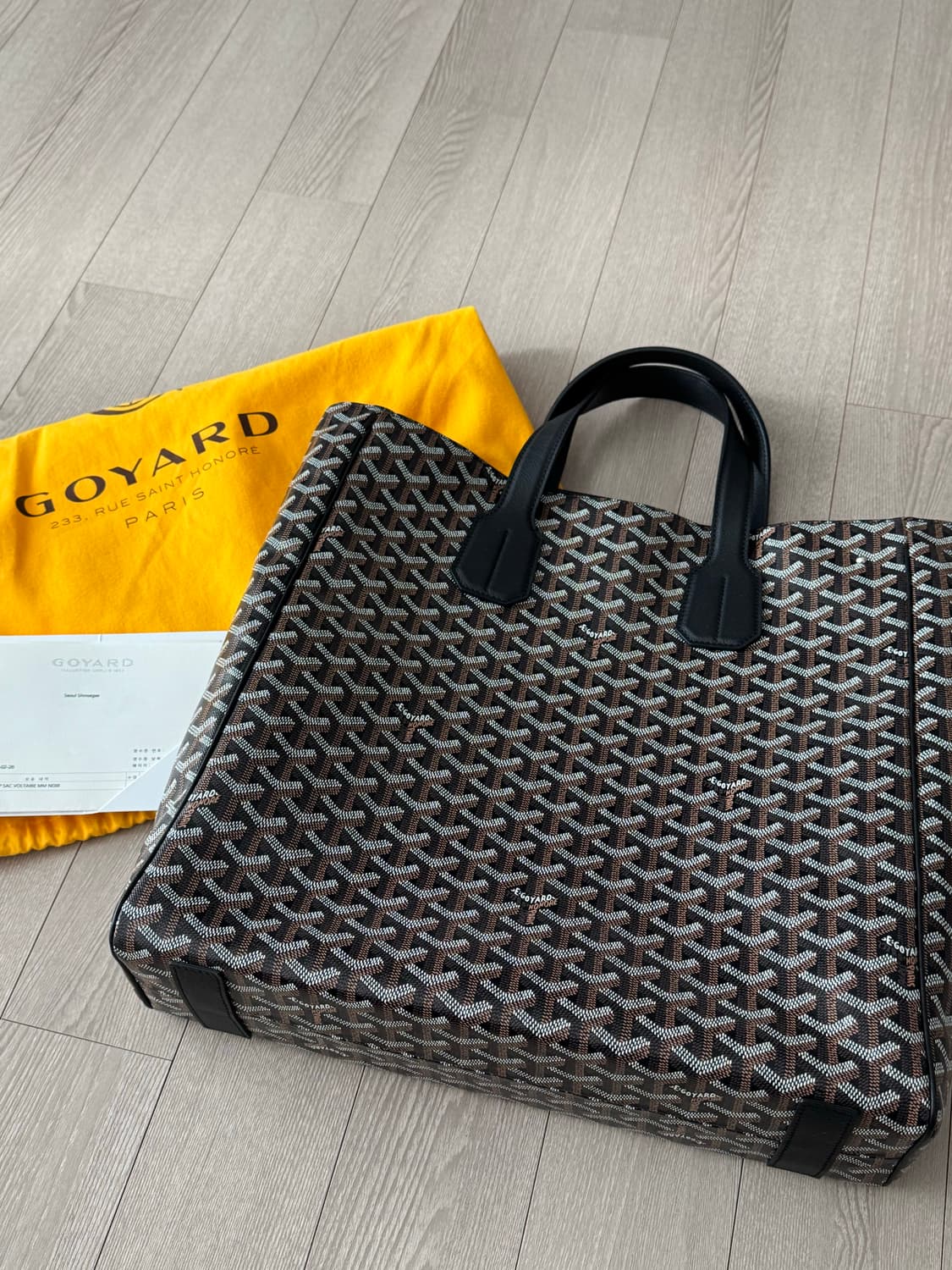 고야드 볼테르 토트백 블랙 상품이미지1