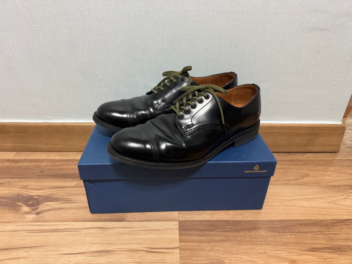 샌더스 밀리터리 캡토 더비 UK9.5 상품이미지1