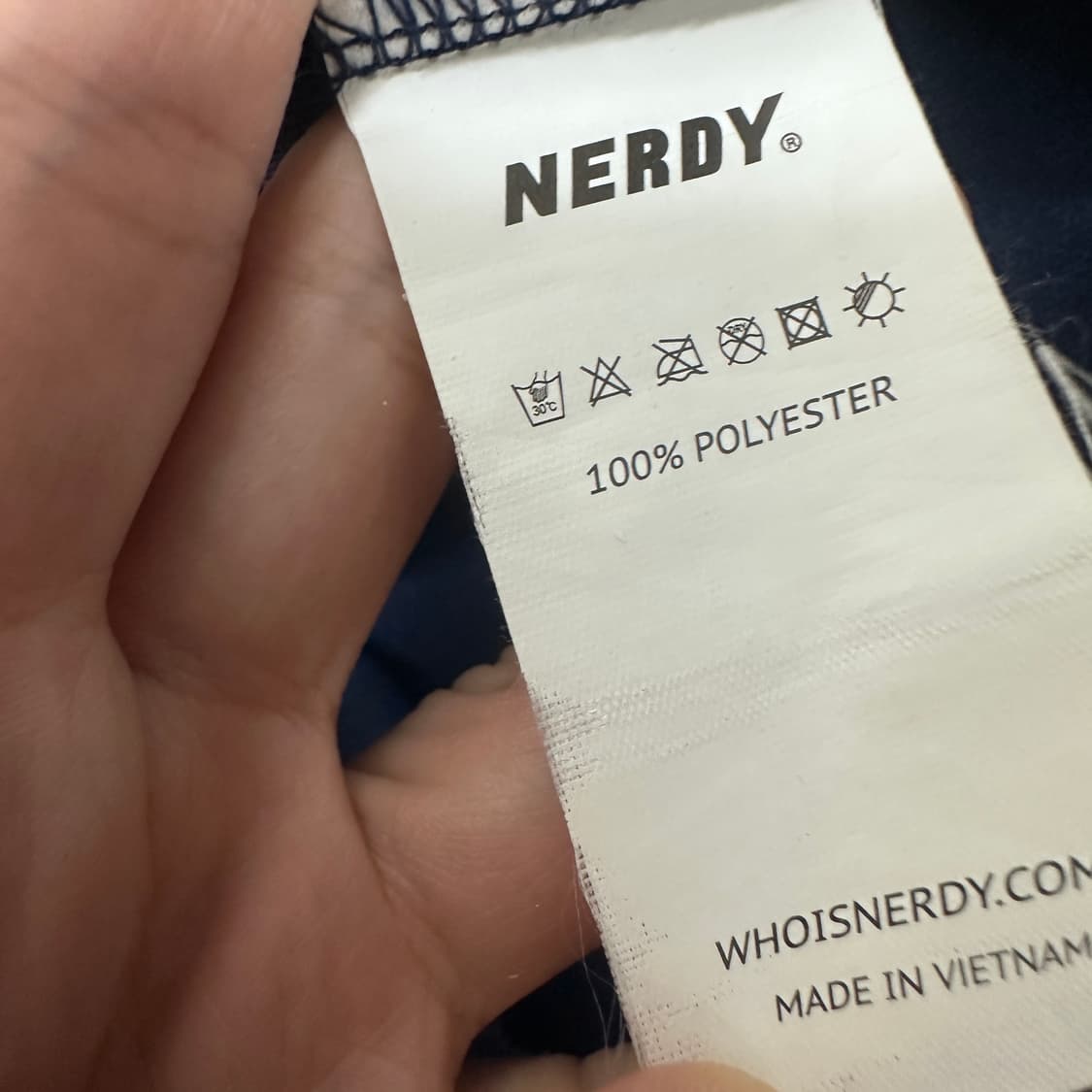 널디 NERDY 트랙탑 집업 져지 네이비 S 상품이미지8
