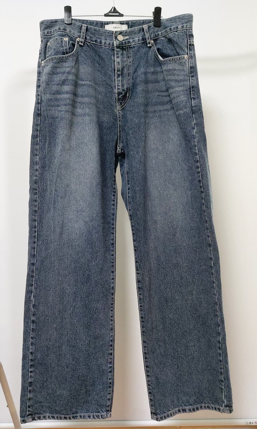 SALT 남성 연청 와이드 데님 팬츠(L) 상품이미지1