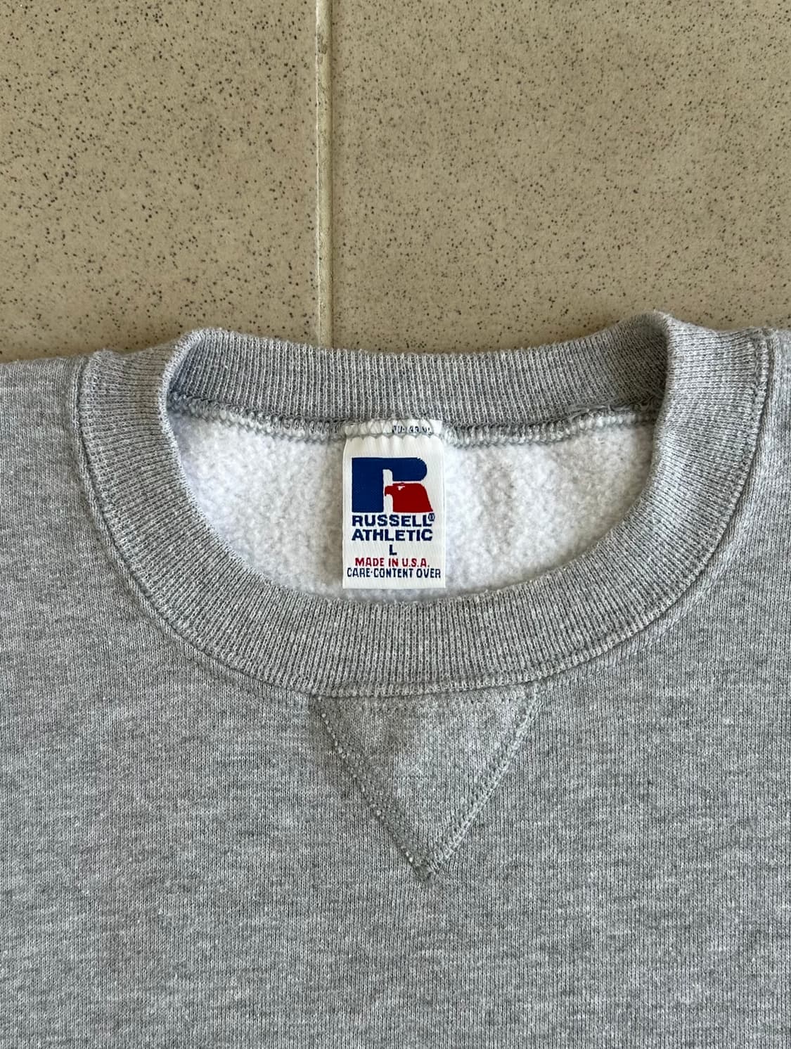 90s 빈티지 러셀 스웻셔츠 그레이 L USA 상품이미지6