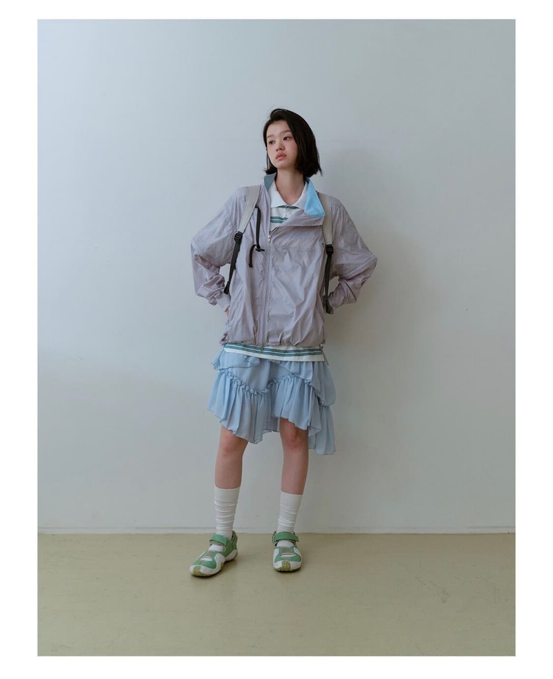 노컨텐츠  Unbalance windbreaker jumper  상품이미지2