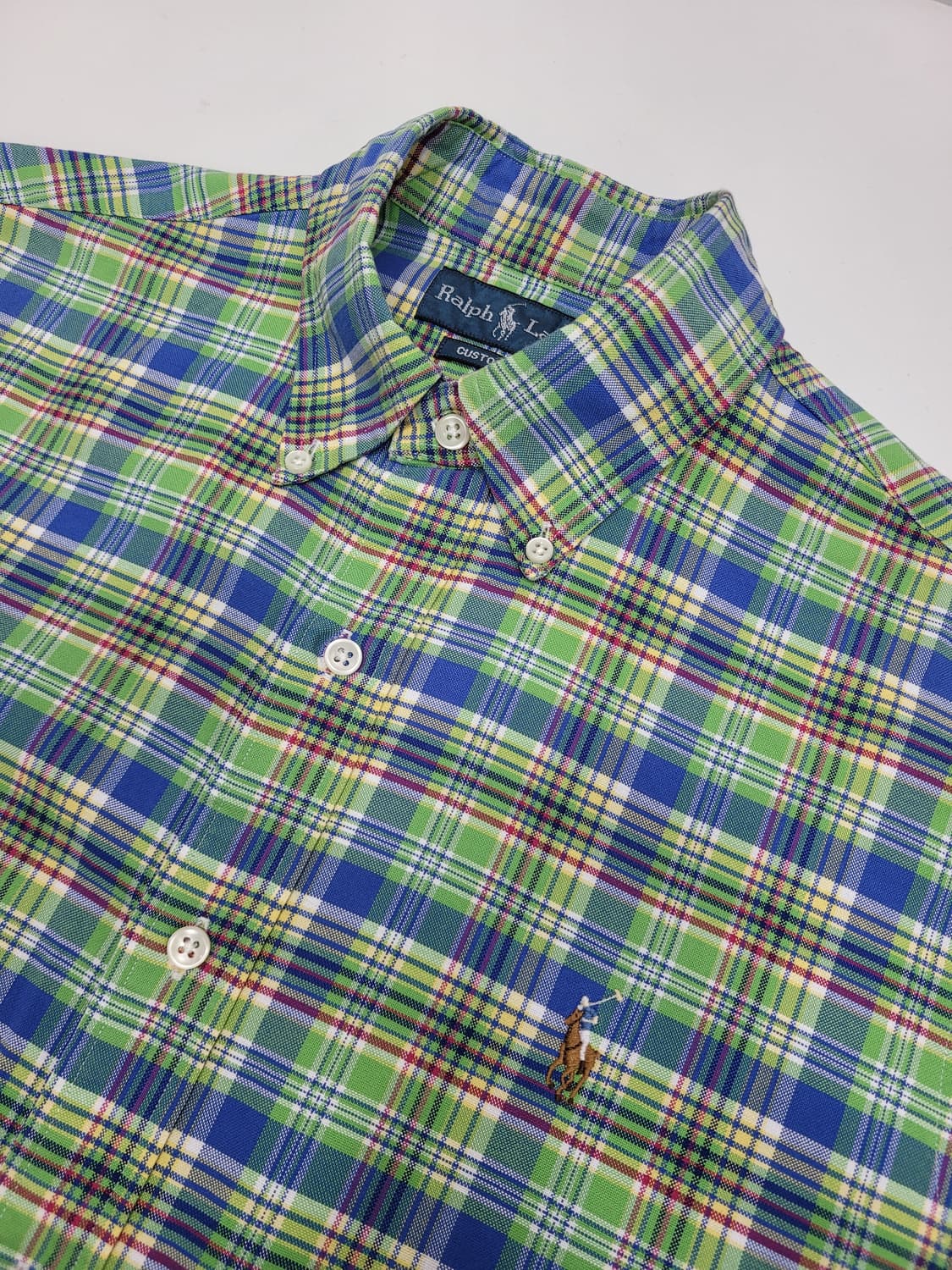 POLO 폴로 랄프로렌 멀티컬러 포니 체크 셔츠 / 남 S 멀티 컬러
 상품이미지3