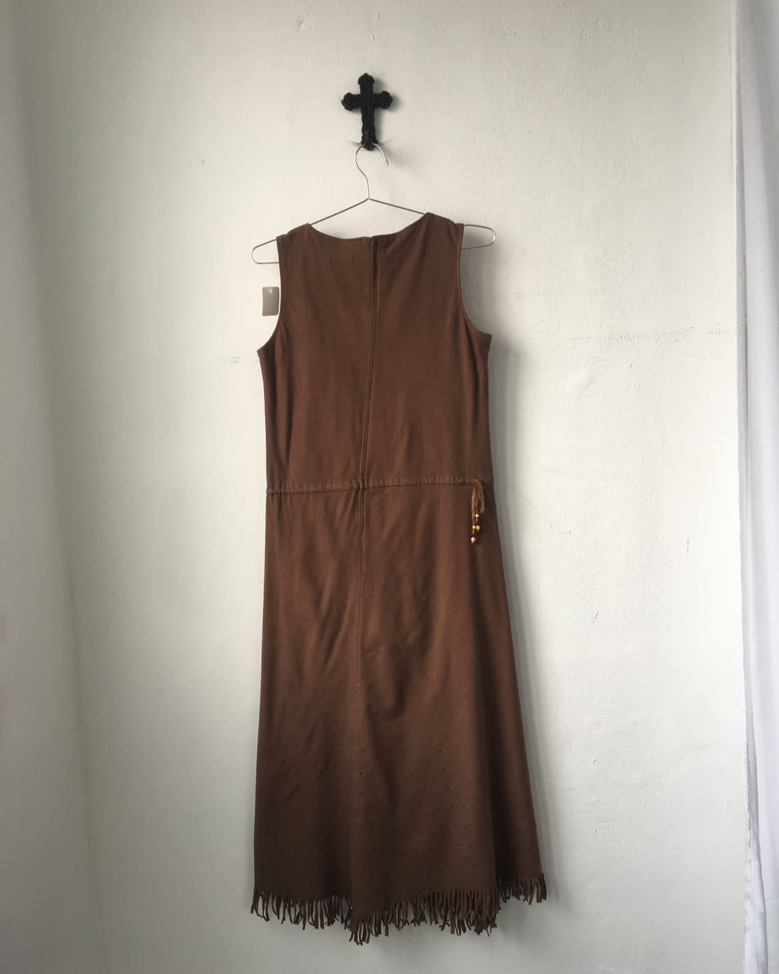 Fringe point sleeveless onepiece 상품이미지4