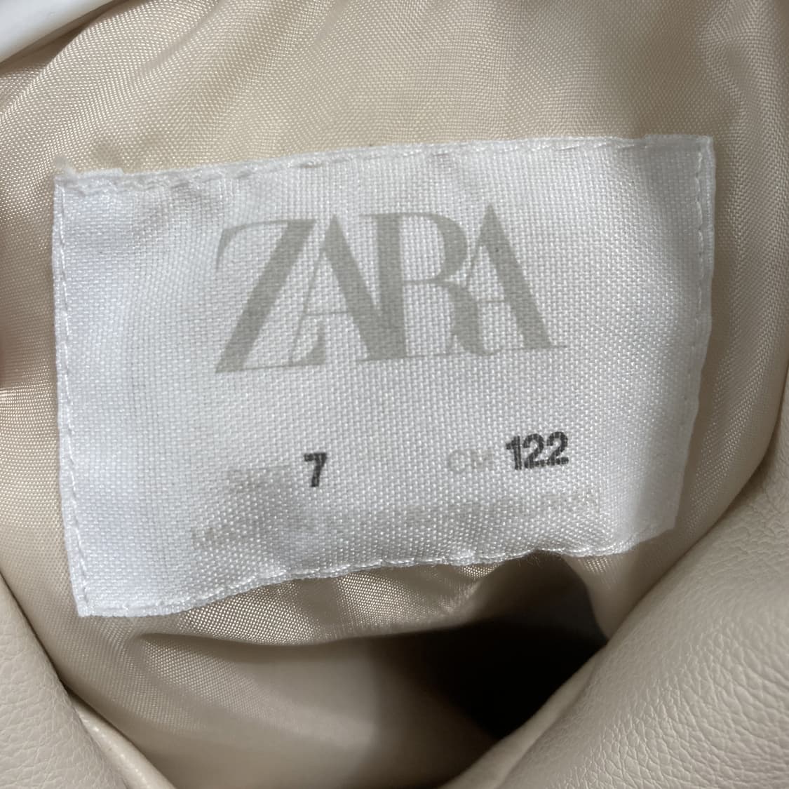 자라 키즈 레더자켓 가죽자켓 7사이즈 상품이미지3