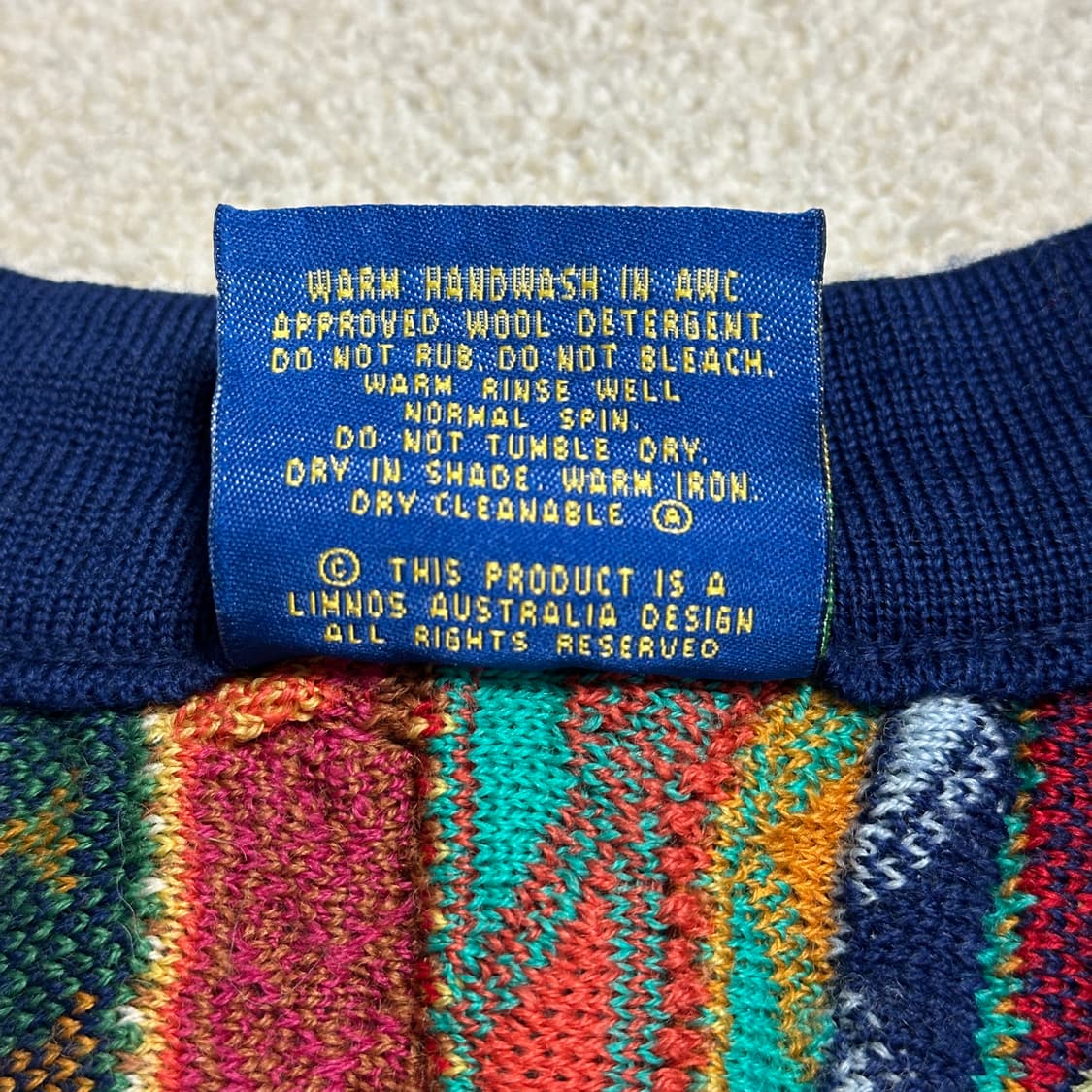 림노스 멀티컬러 니트 가디건 상품이미지7