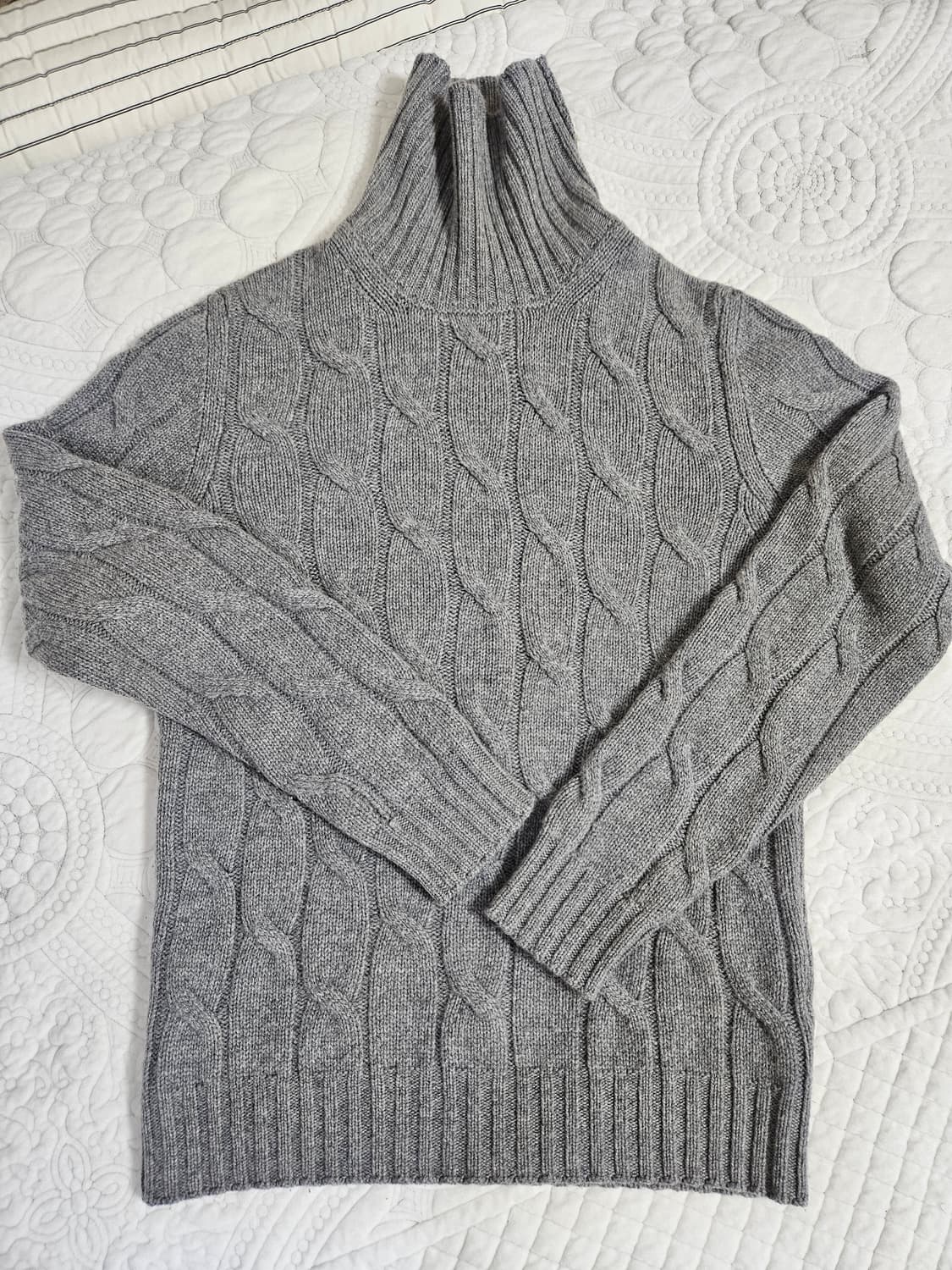 [50 size] 드루모어 헤비 캐시미어 100 터틀넥 drumohr 상품이미지1