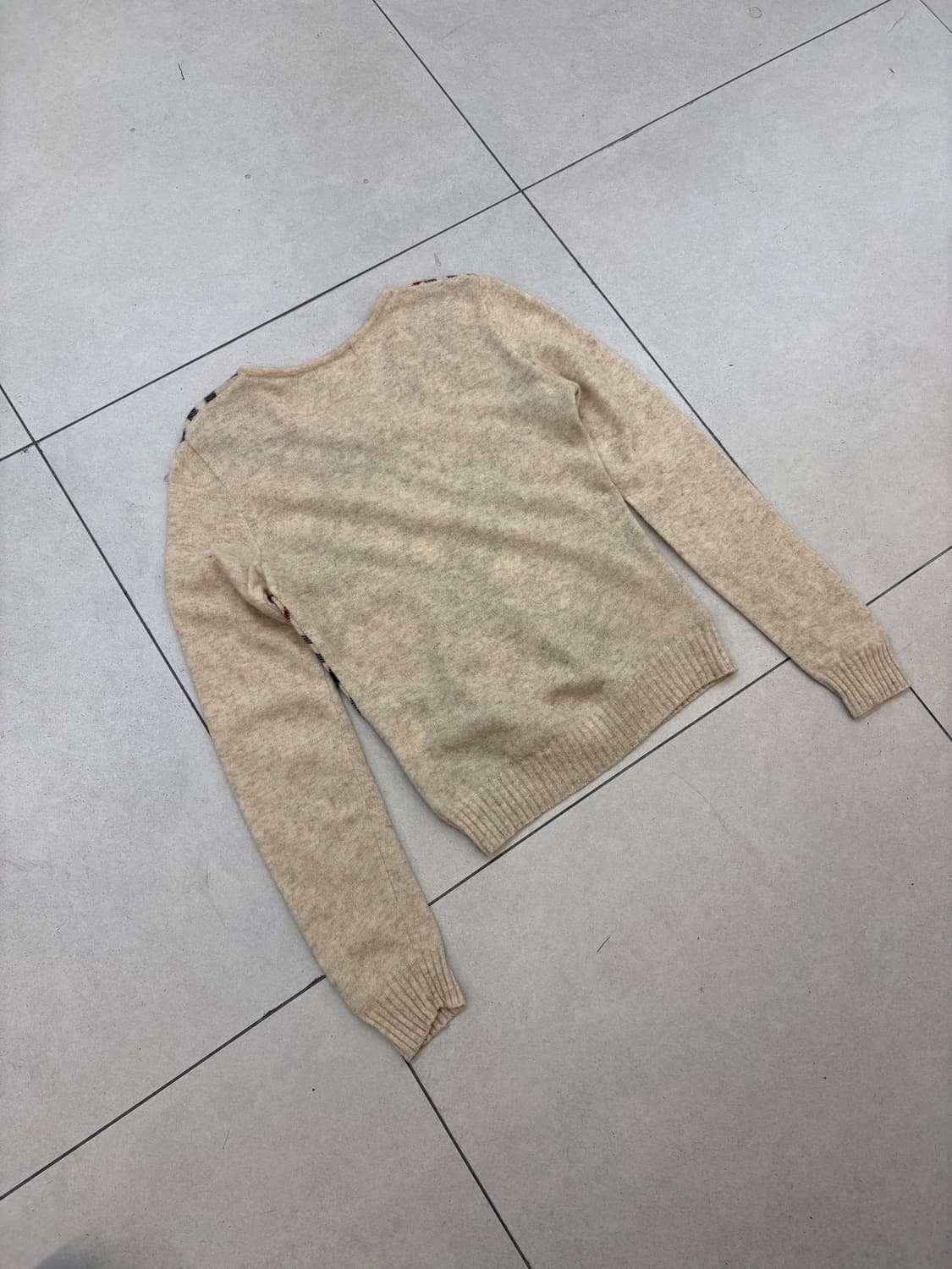 버버리 블루라벨 노바체크 울니트 롱슬리브 상품이미지4