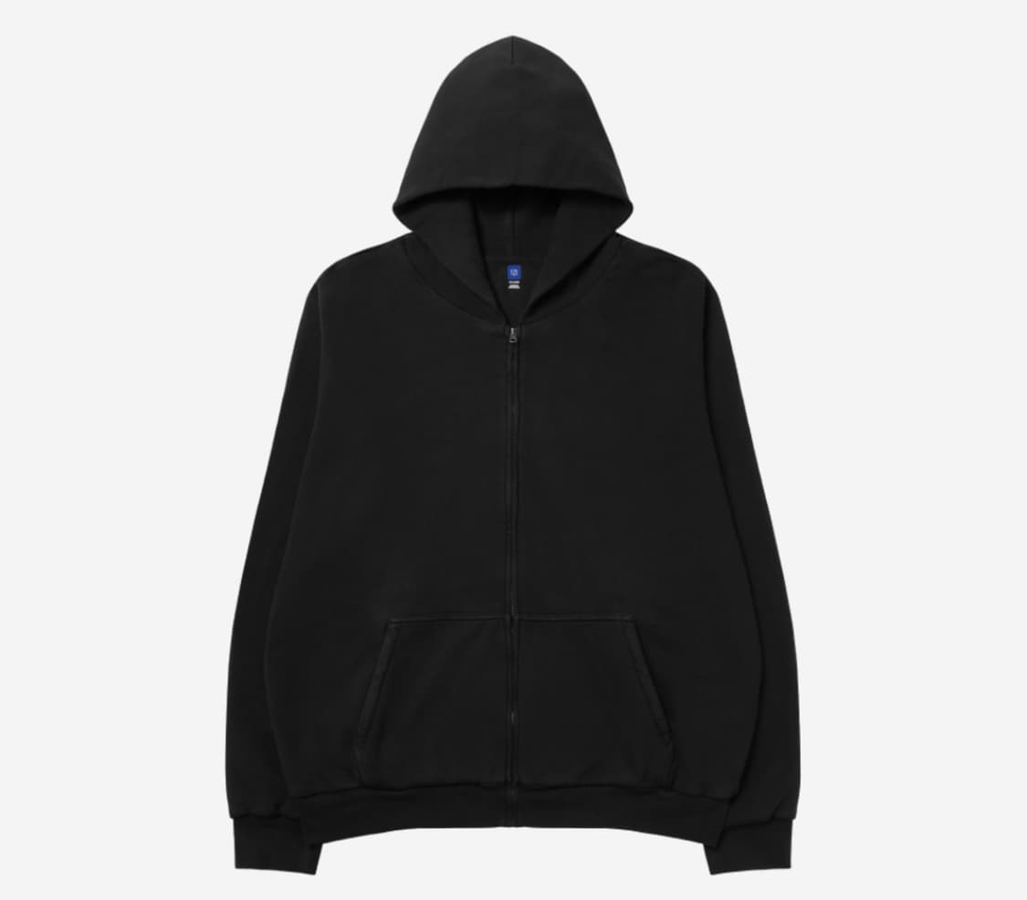 이지 YZY 집업 후드 블랙 xl 상품이미지1